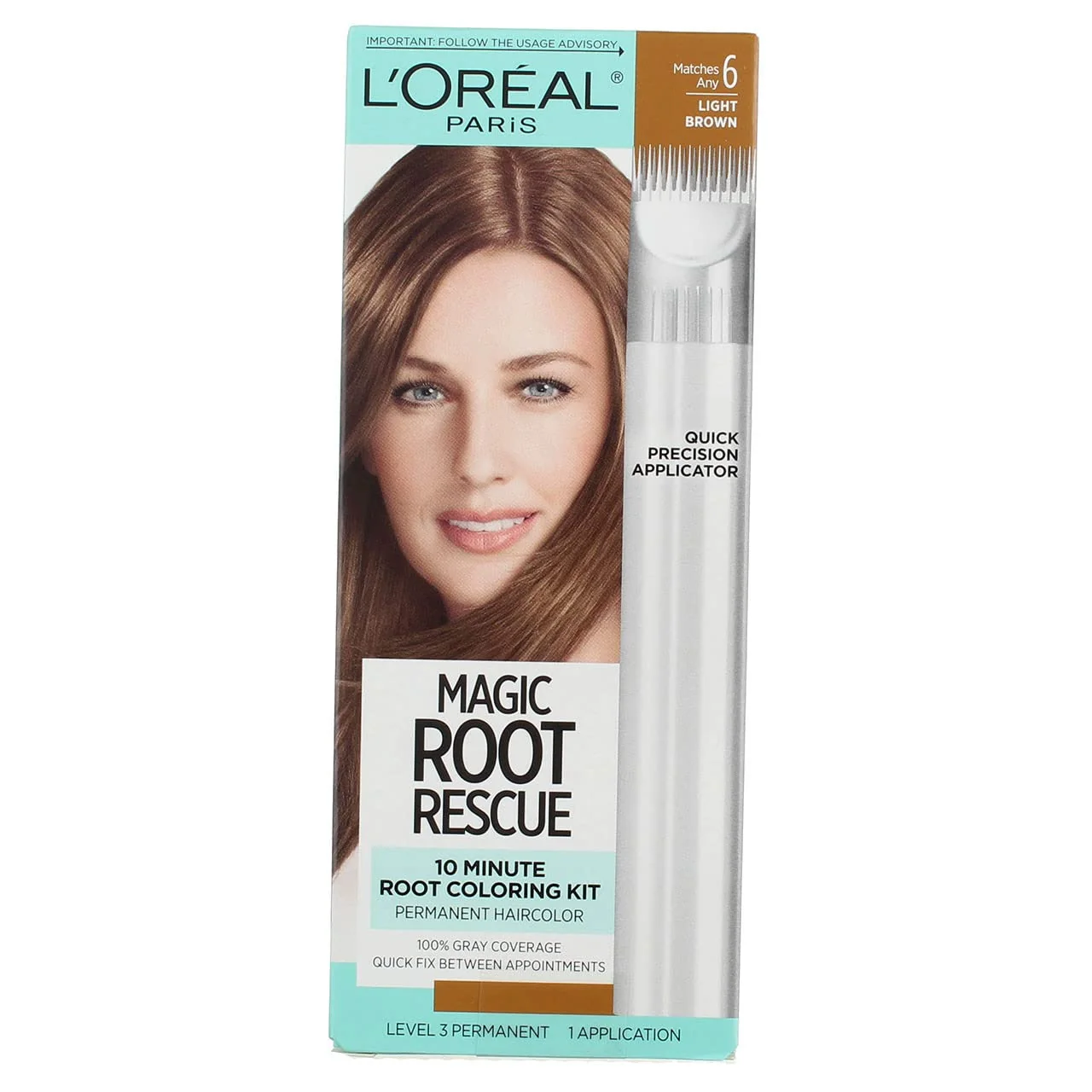 Top-Quality Lo Root Rescue 6 Light Brown Shade Size 1ct High-End
