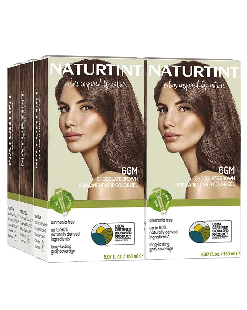 Efficient Naturtint 6GM Chocolate Brown Permanent Hair Color Pack of 6 High-Grade