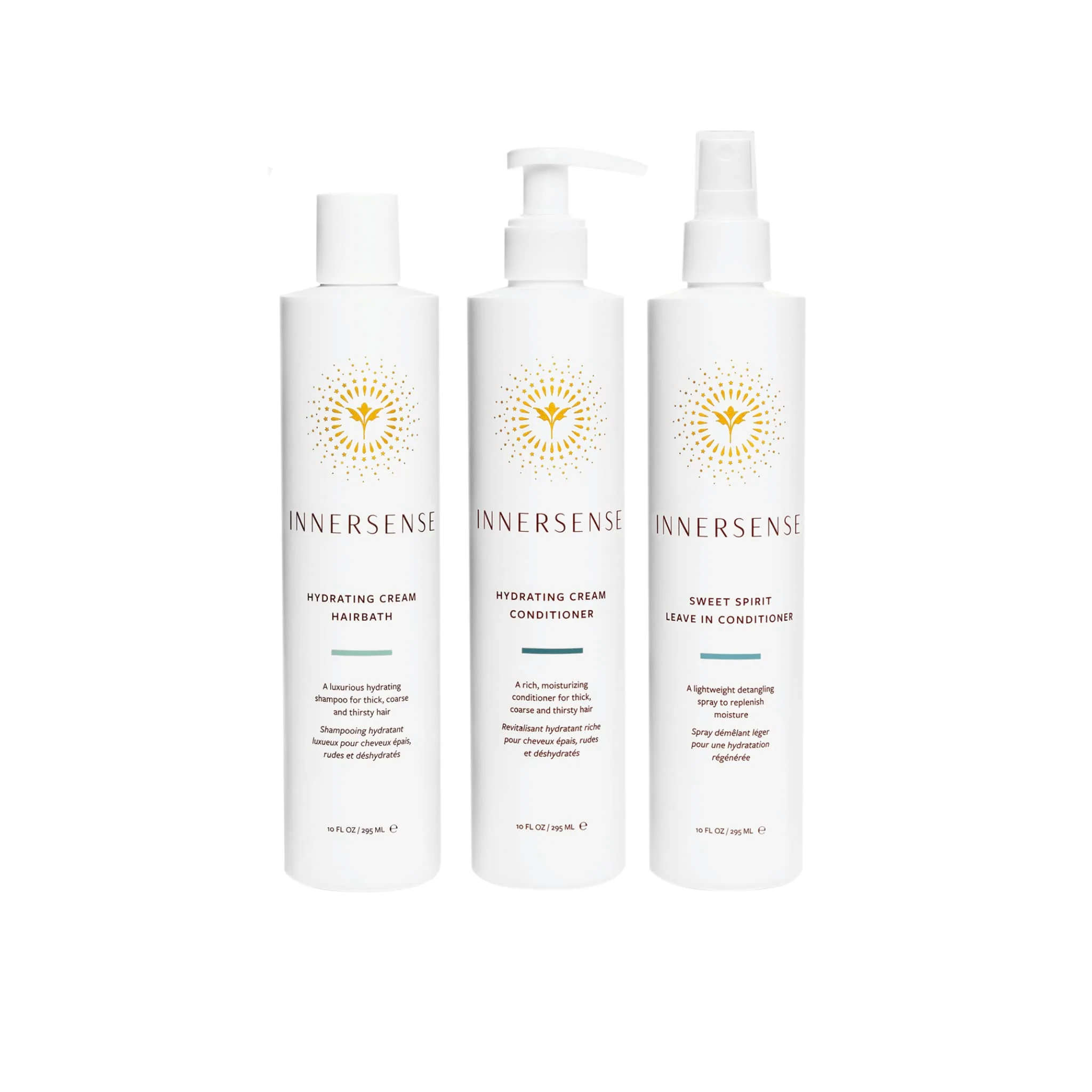 Innersense Organic Beauty - The Hydrate Trio Collection Non-Toxic Cruelty- Sustainable Haircare Full Size Premium