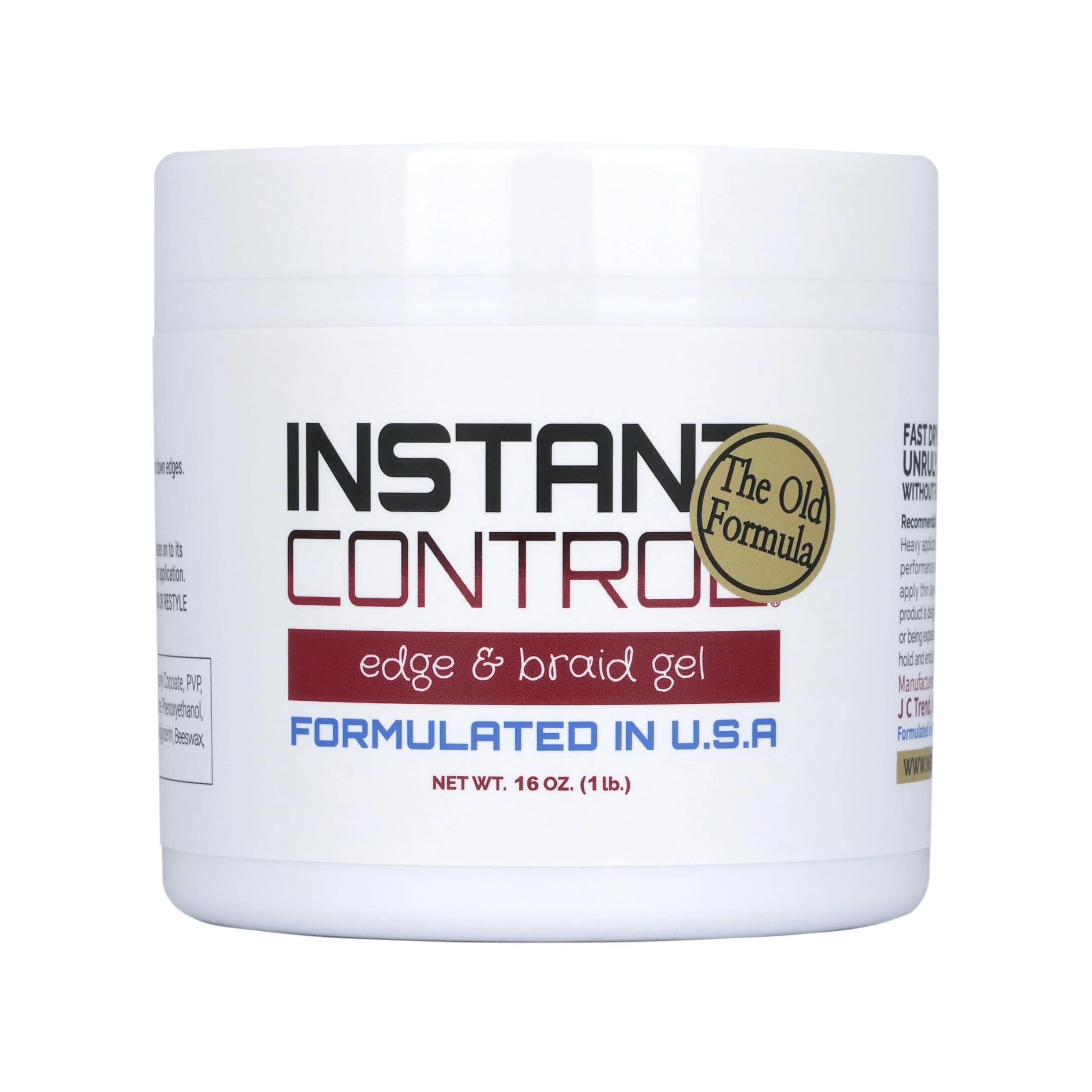 Minimalist Instant Control Edge Braid Gel 16 Ounce High-Quality