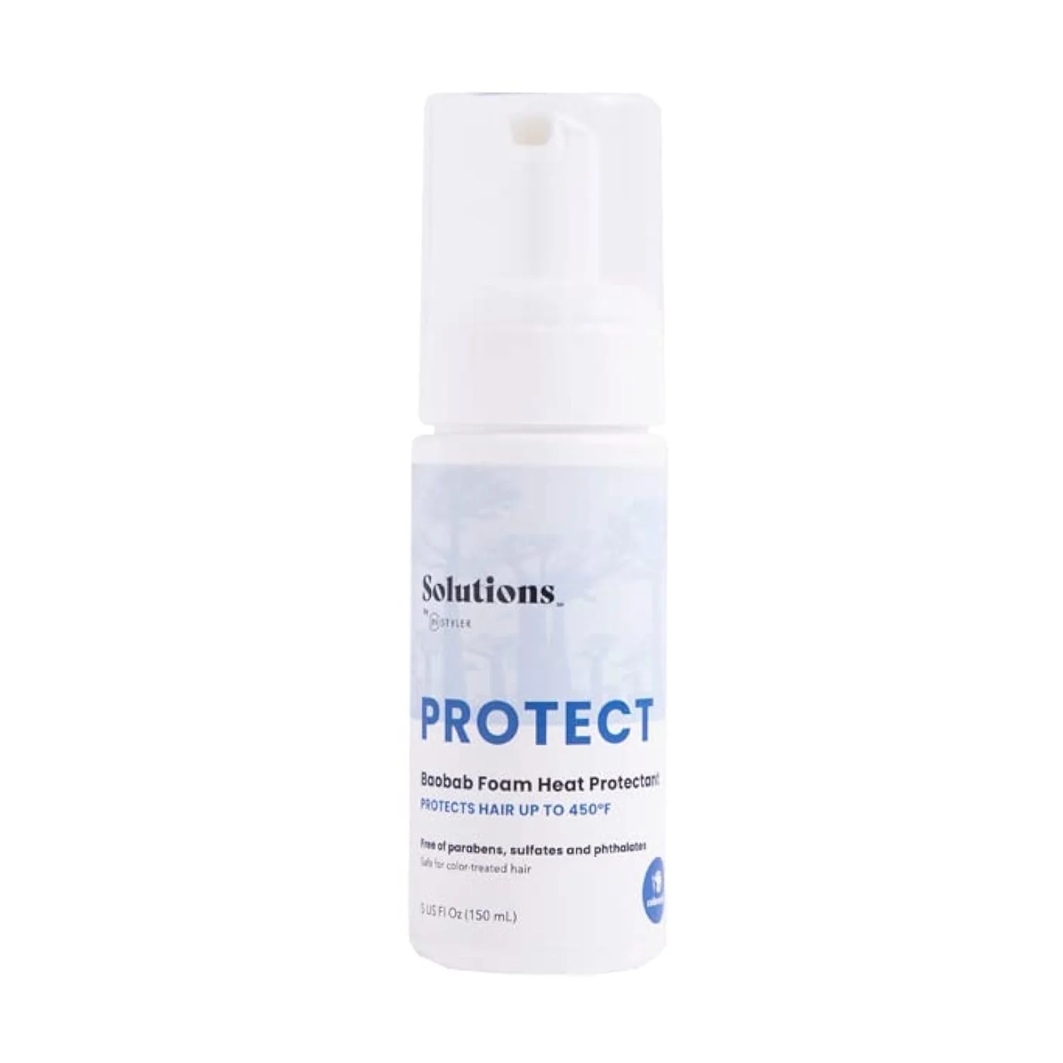 High-Grade InStyler Solutions Protect Foam Heat Protectant - Baobab Shields Hair From Damage Up To 450º F - Helps Soften Detangle Damaged Hair - Color-Safe Official