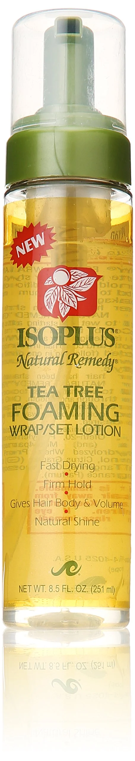 Flexible Isoplus Natural Remedy Tea Tree Foaming Wrap set Lotion 8.5 Oz High-End