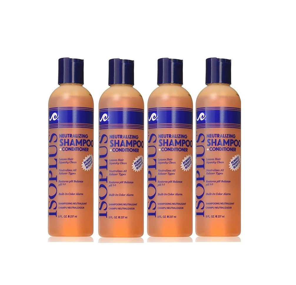 Genuine Isoplus Neutralizing Shampoo plus Conditioner 8 Ounce 237ml Pack of 4 Breathable