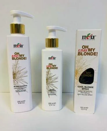 Versatile It ly Oh My Blonde Shampoo 6.76oz Conditioner 8.45oz Cool Blonde Spray 5.07oz Trio Next-Generation