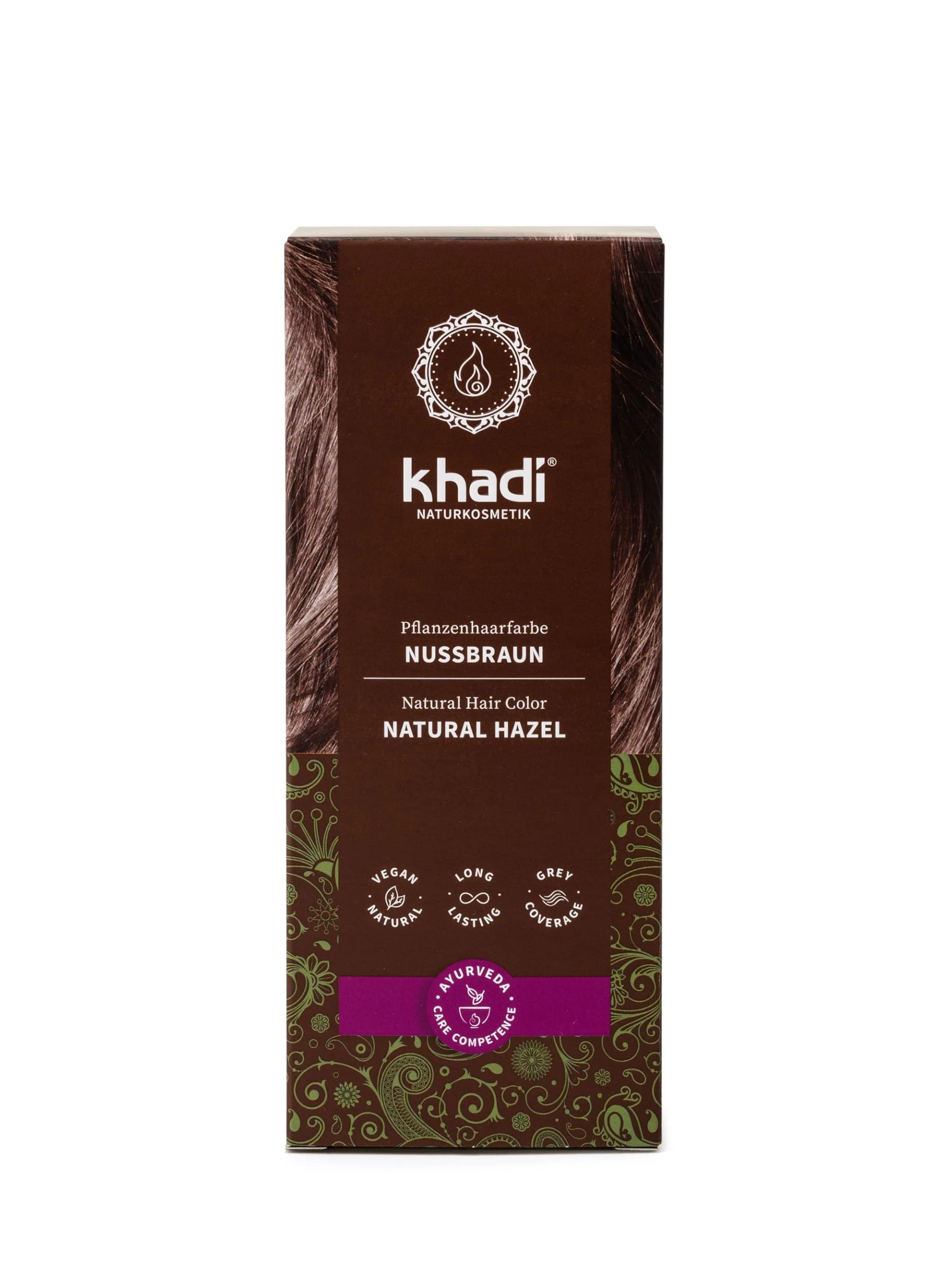 Premium khadi NATURAL HAZEL Natural Hair Color - Hair Color for shiny to rich Stylish