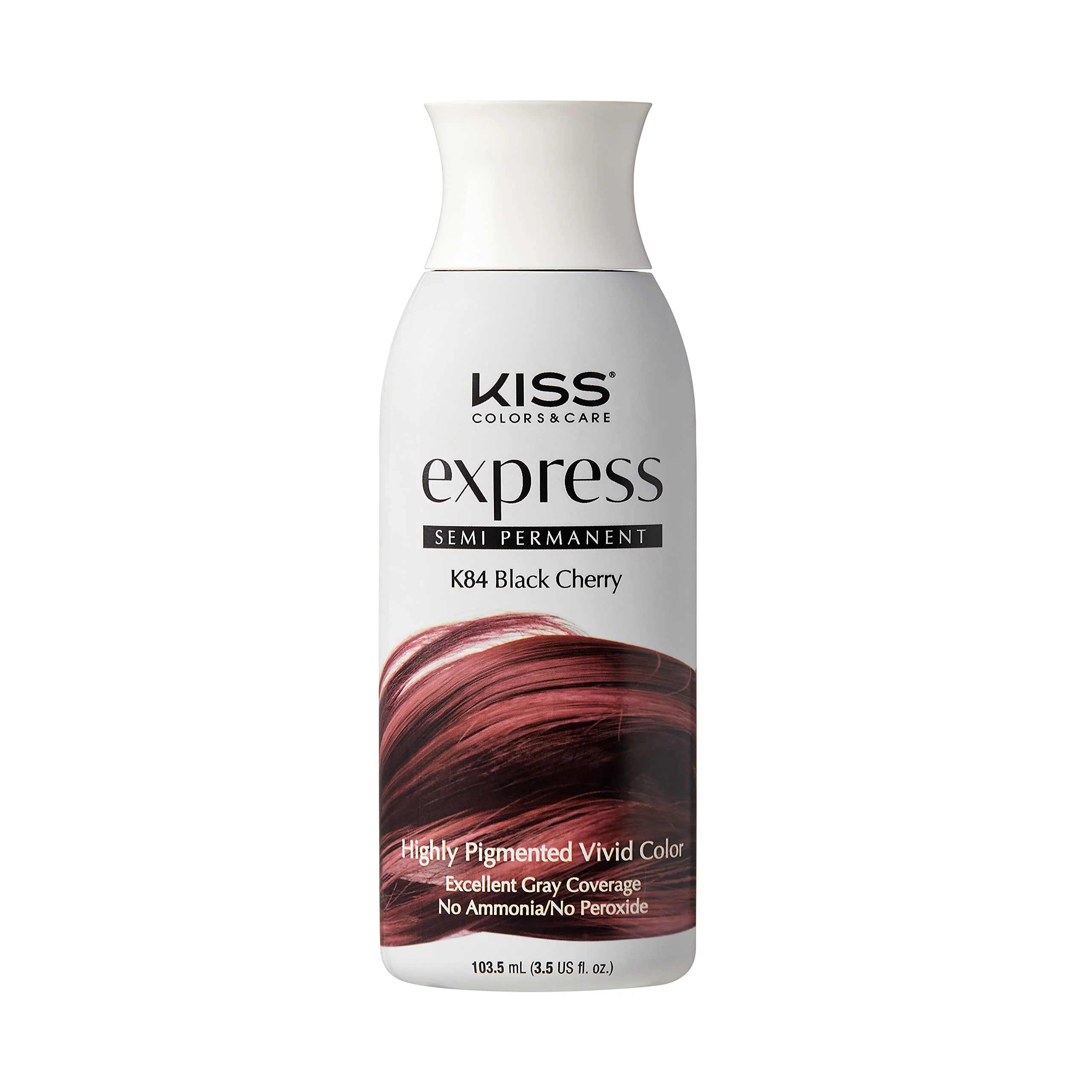 Fine Kiss Express Semi-Permanent Hair Color - Vivid Highly Pigmented Dye for Vibrant Hair Gentle Formula Gray Coverage pH Balanced 23 Intermixable Artisan