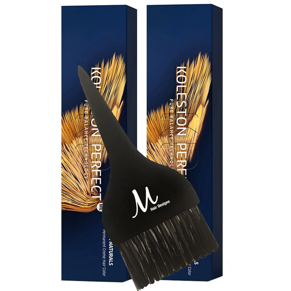 Practical Koleston ME 9 38 Very Light Blonde Gold Pearl Permanent Hair Color Creme 2 Ounce Pack of 2 With Tint Brush - Long-Lasting Gray Coverage Smart