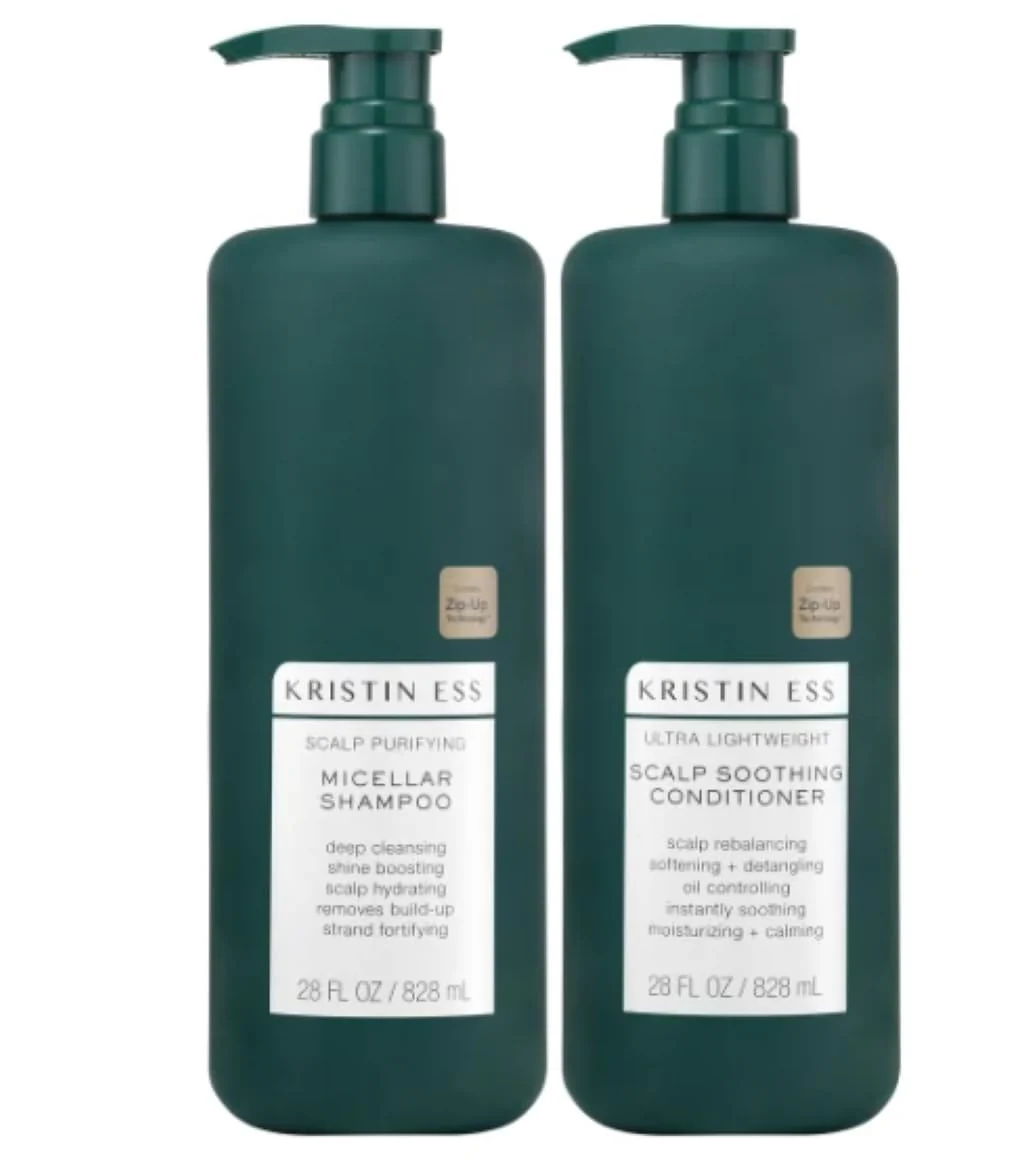 Secure Kristin Ess Scalp Soothing Duo Purifying Micellar Shampoo 28 fl oz Ultra Lightweight Conditioner. Original Design