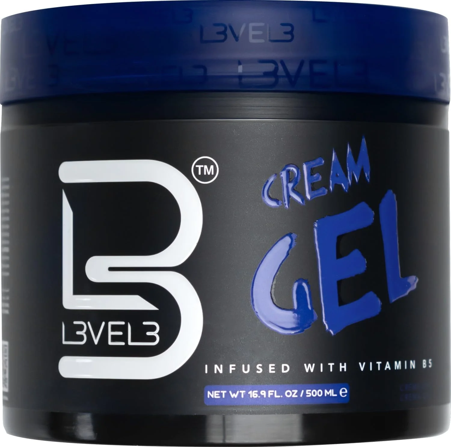 Original Design L3 Level 3 Cream Gel - Provides Volume and Medium Hold - With Vitamins to Nourish and Protect Hair Level Three Mens Hair Styling Cream 500 ML Unique