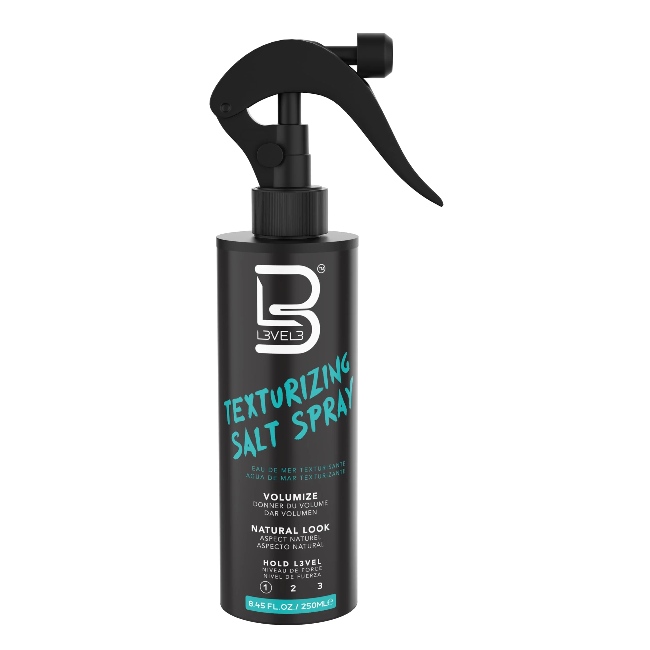 Outstanding L3 Level 3 Sea Salt Texturizing Spray - Creates Beachy Waves and Texture - Light Hold - Casual Hair Finish 8.45 Fl Oz Authentic
