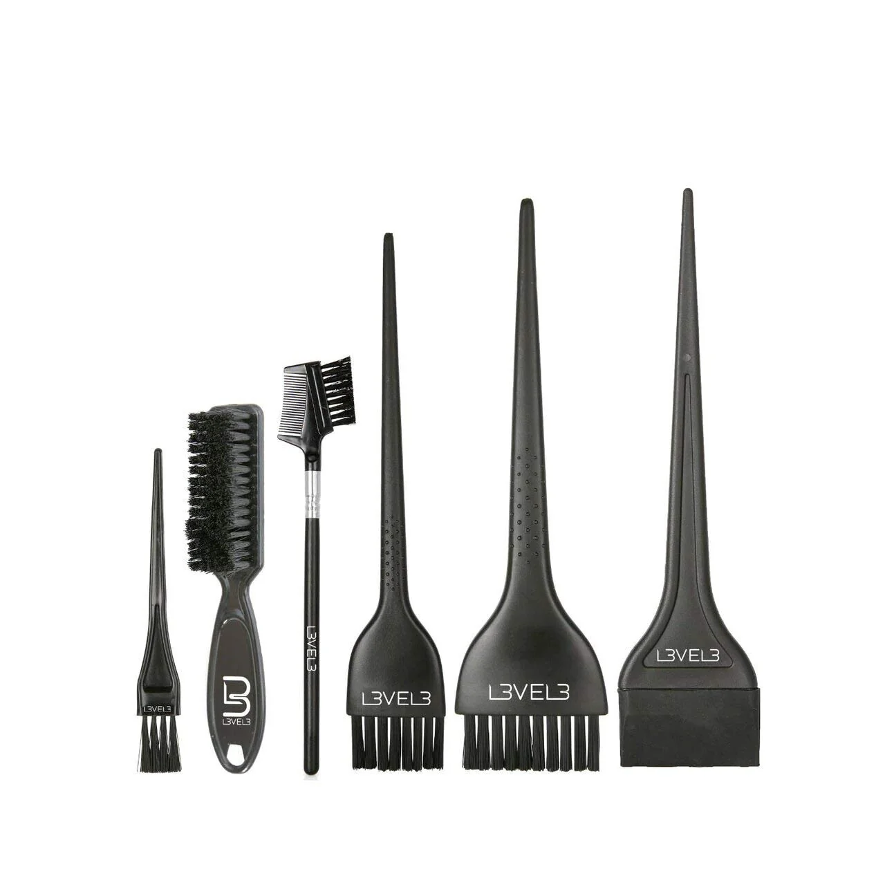 Certified L3 - Tint Brush Set - Professional and Elegant Design - Use for Dye Tint and Color Needs - Comfortable and Polished Handle - Level Three Hair Color Unique