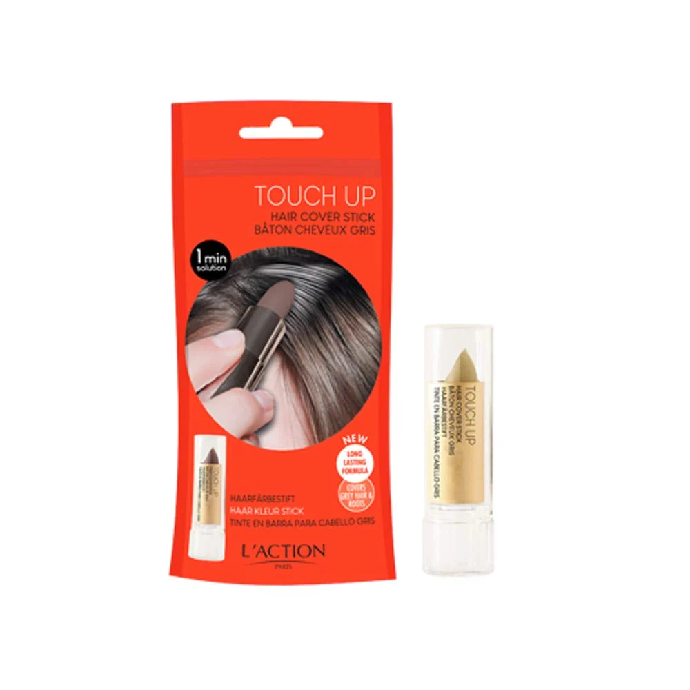 Smart L'Action Paris Touch Up Hair Cover Stick Covers Grey Hair Discoloured Roots Water Resistant Long Lasting Formula for Natural Look Washes out Prestigious