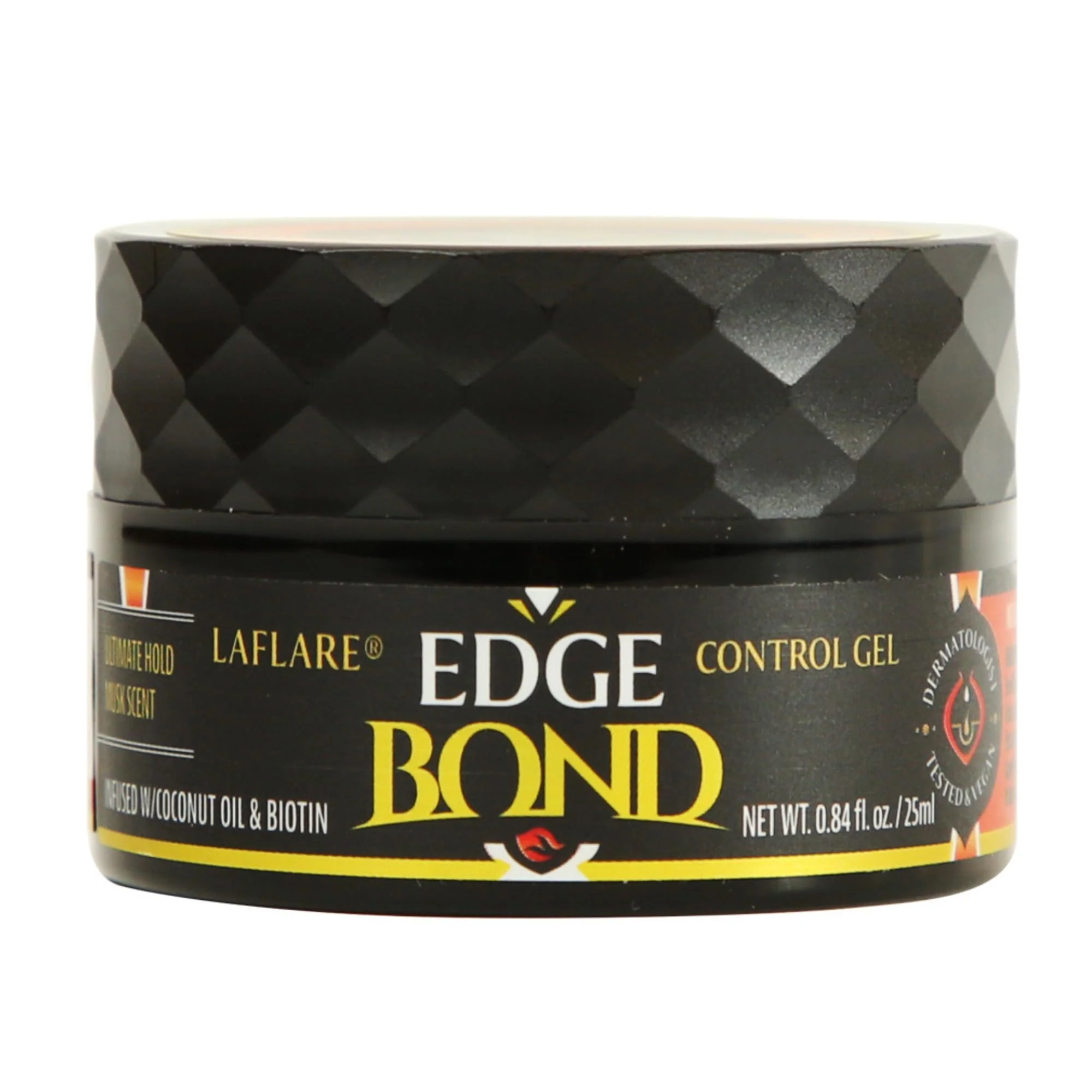 Expertly Made Laflare Edge Control for Black Hair Natural Hair and Curly Hair. Eco Styling Gel Travel Size 25ml Edge Wax for Man Woman Musk Fast