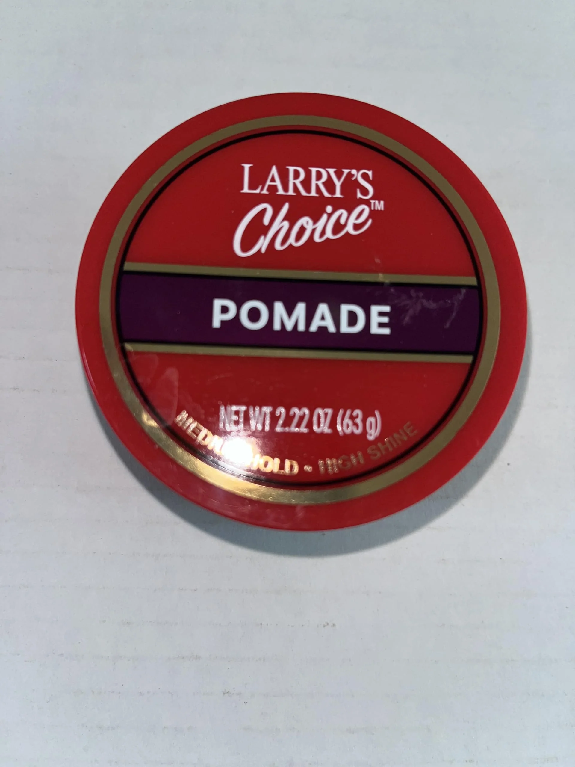 Fine Crafted Larry's Choice™ Pomade Medium Hold High Shine 2.22 oz Luxury