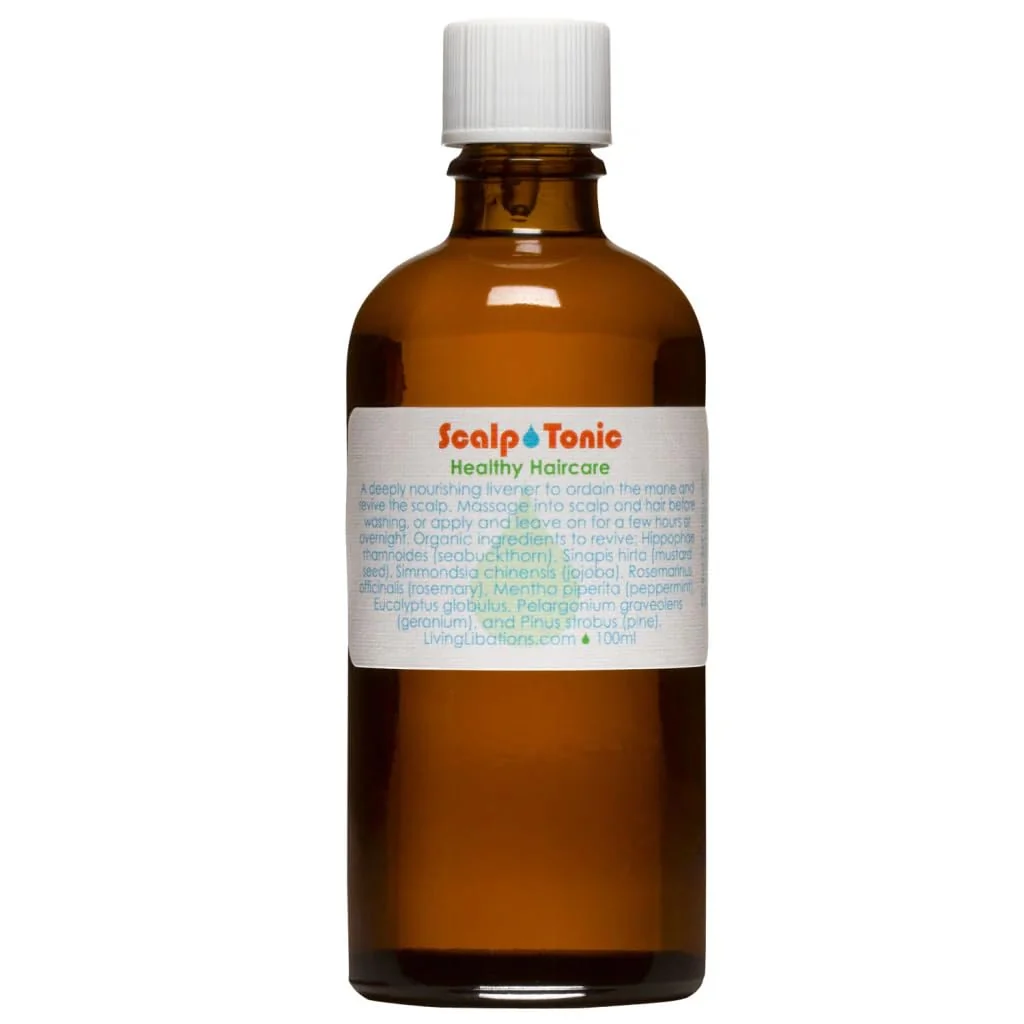 Environmentally Friendly Living Libations - Organic Hair Scalp Tonic Natural Wildcrafted Clean Beauty 3.38 fl oz 100 ml Proven
