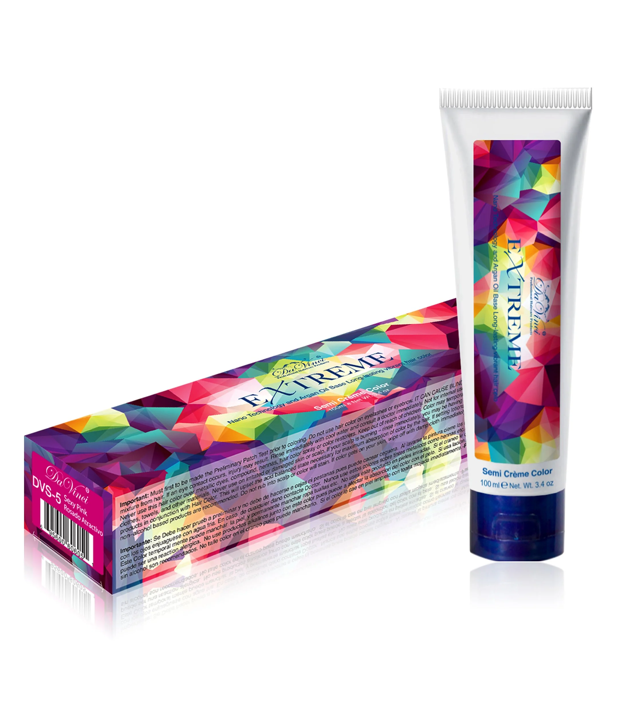 Versatile Da Vinci Extreme Semi Hair Colors 3.4oz D4_Cotton Candy User-Friendly