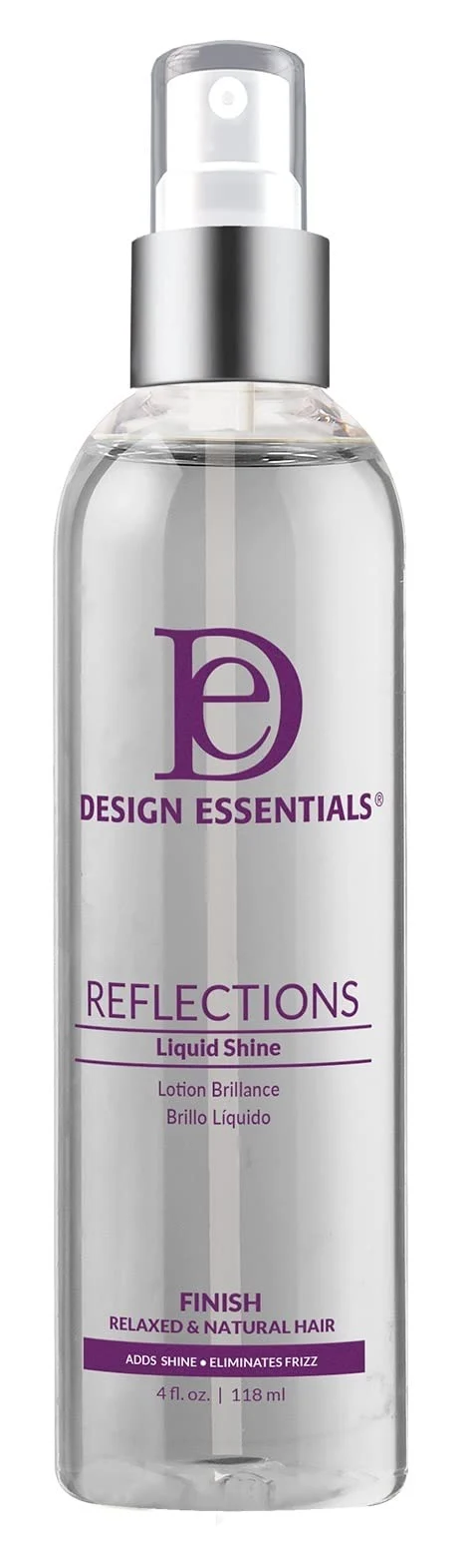 Soft Design Essentials Reflections Liquid Shine Lightweight Hair Polish Spray for Frizz Control Thermal Protection Shine Alcohol- 4 oz Top-Quality