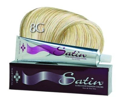 High-End Developlus Satin Color 8G Light Golden Blonde 3 Ounce 88ml 3 Pack Lightweight
