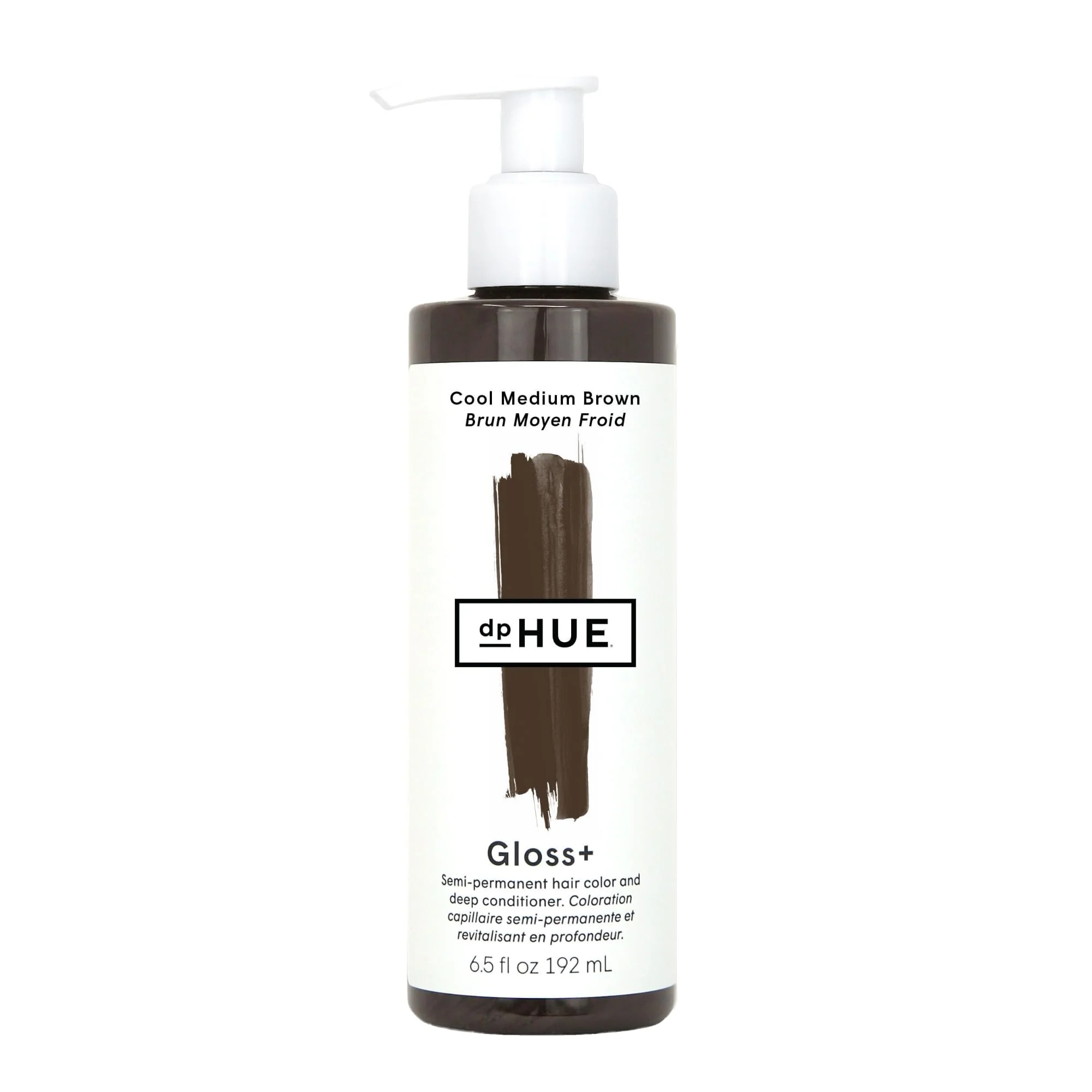 Luxury dpHUE Gloss Cool Medium Brown - Boosts Fading Faded Hair Color - 8-12 Applications per Bottle - Lasts Up to 8 Washes Recyclable