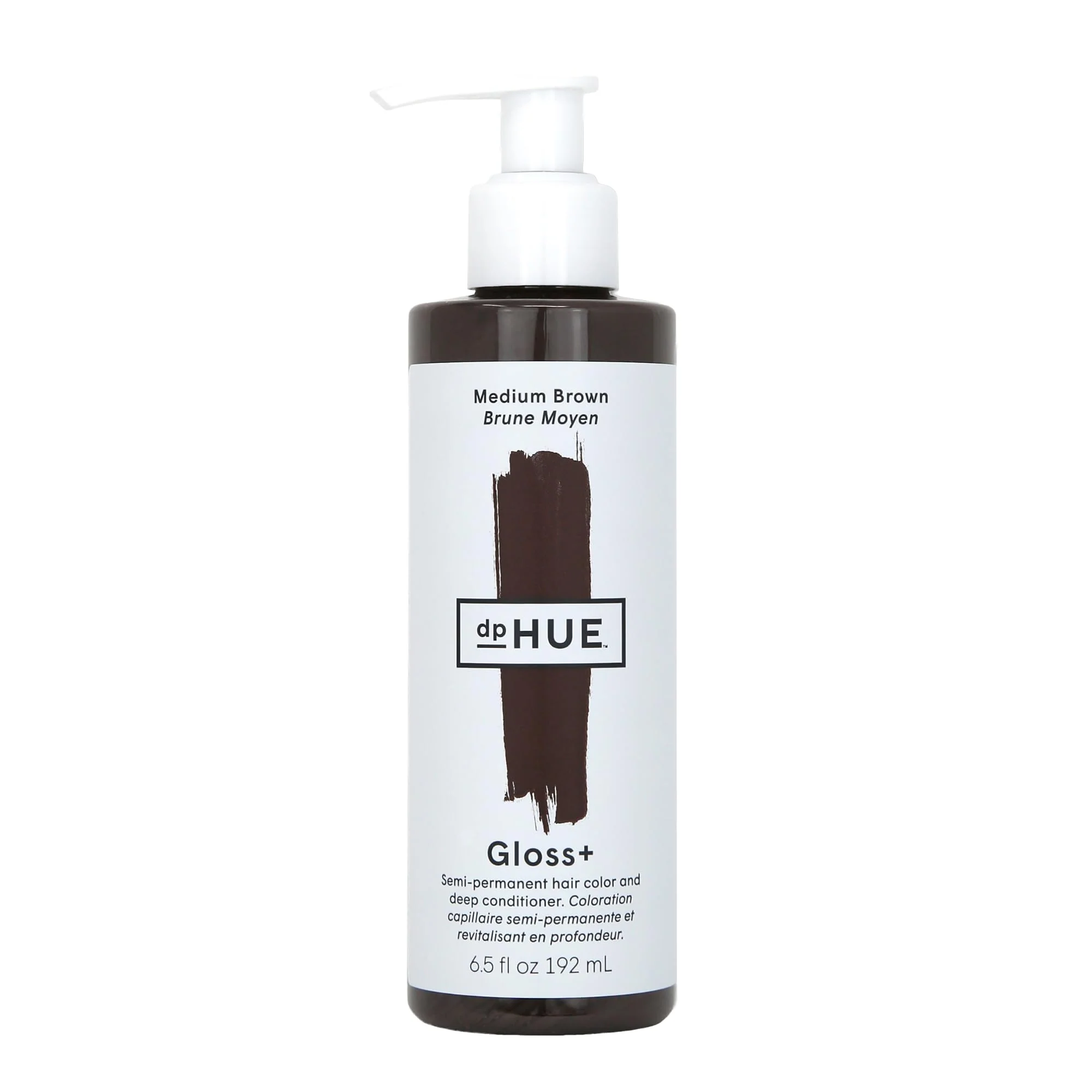 Organic dpHUE Gloss Medium Brown - Boosts Fading Faded Hair Color - 8-12 Applications per Bottle - Lasts Up to 8 Washes Comfortable