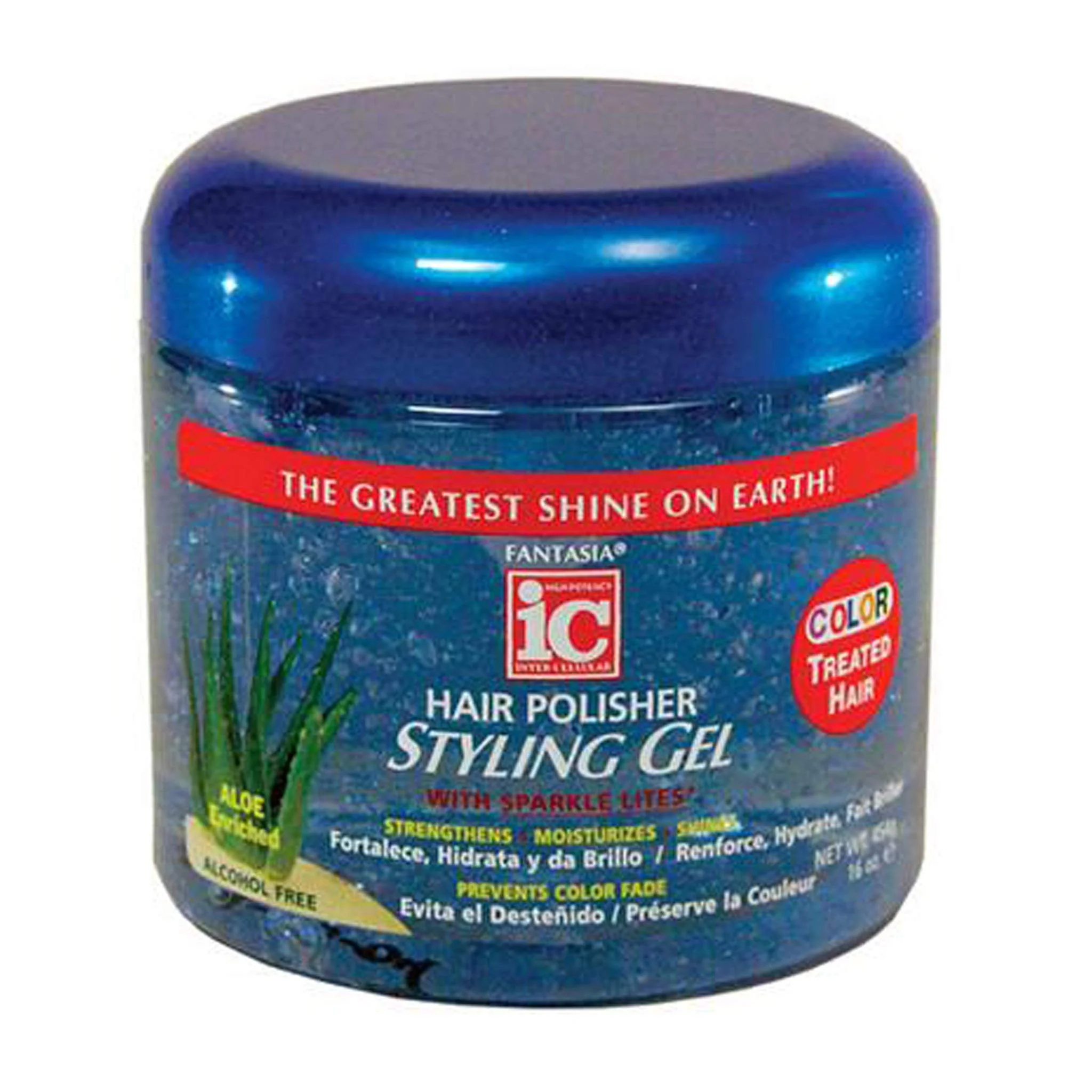Durable Fantasia Polisher Gel Color Treated Hair 16 Ounce Clean