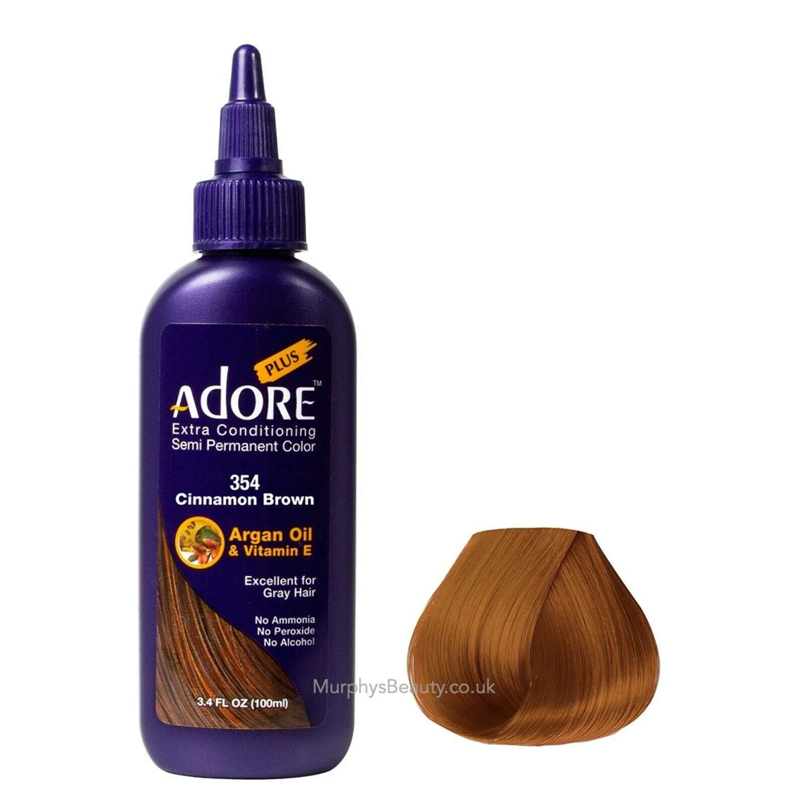 Contemporary Adore Plus 354 CINNAMON BROWN 3.4 FL OZ Secure