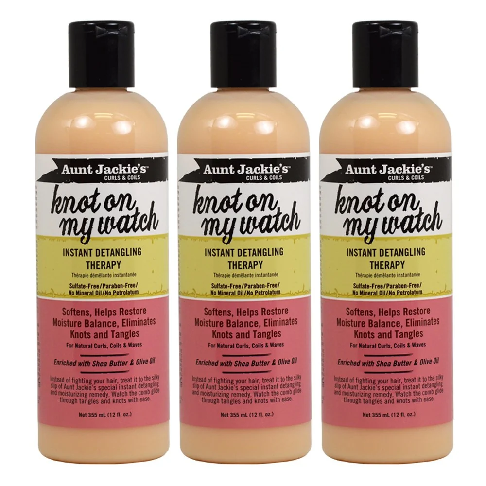 Unique Aunt Jackies Knot On My Watch Detangling Therapy 12 Ounce 354ml 3 Pack Premium Material