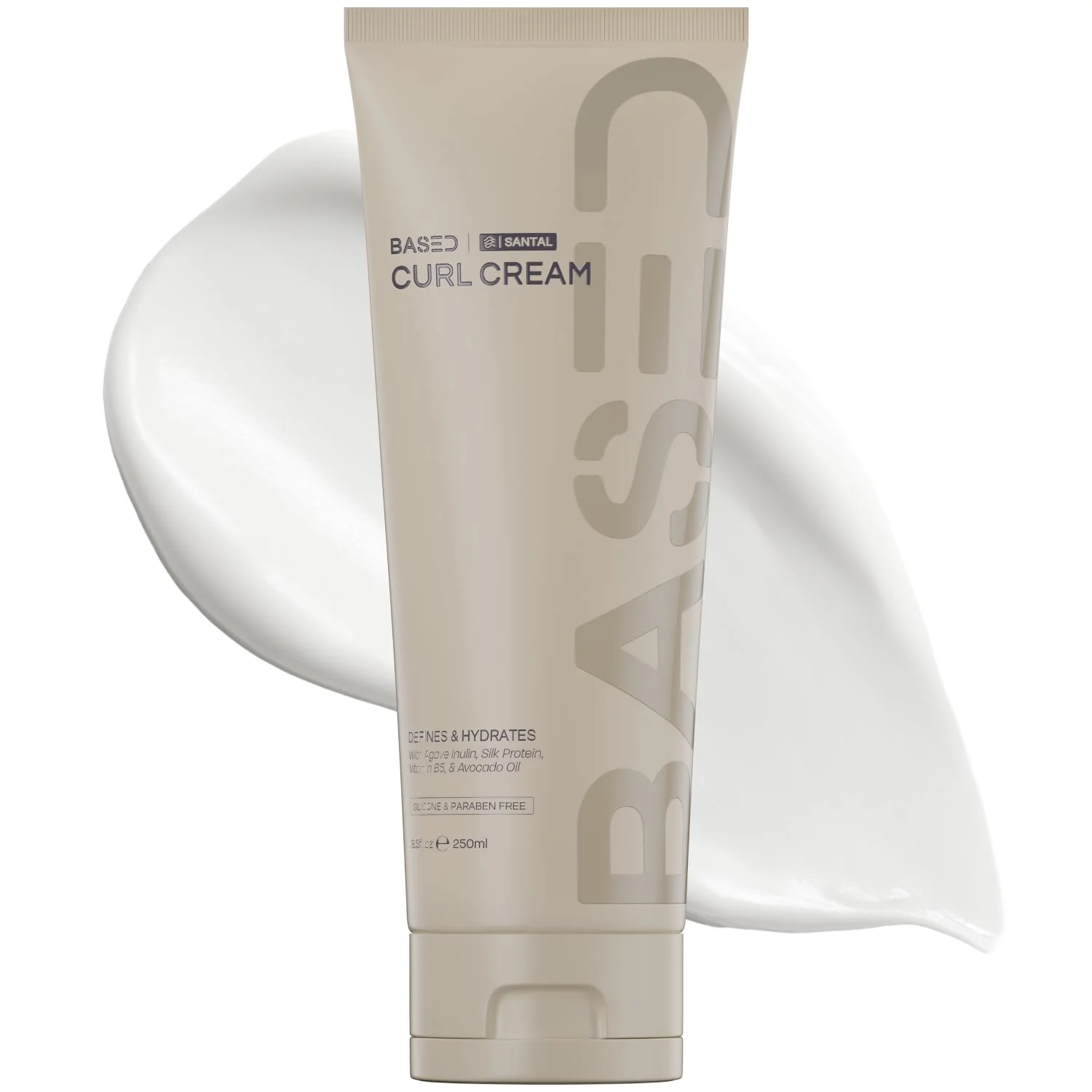 Functional BASED Curl Cream for Men Curl Defining Cream for Curly Hair No Harsh Chemicals or Artificial Fragrance Medium Hold Hydrates Nourishes Sophisticated