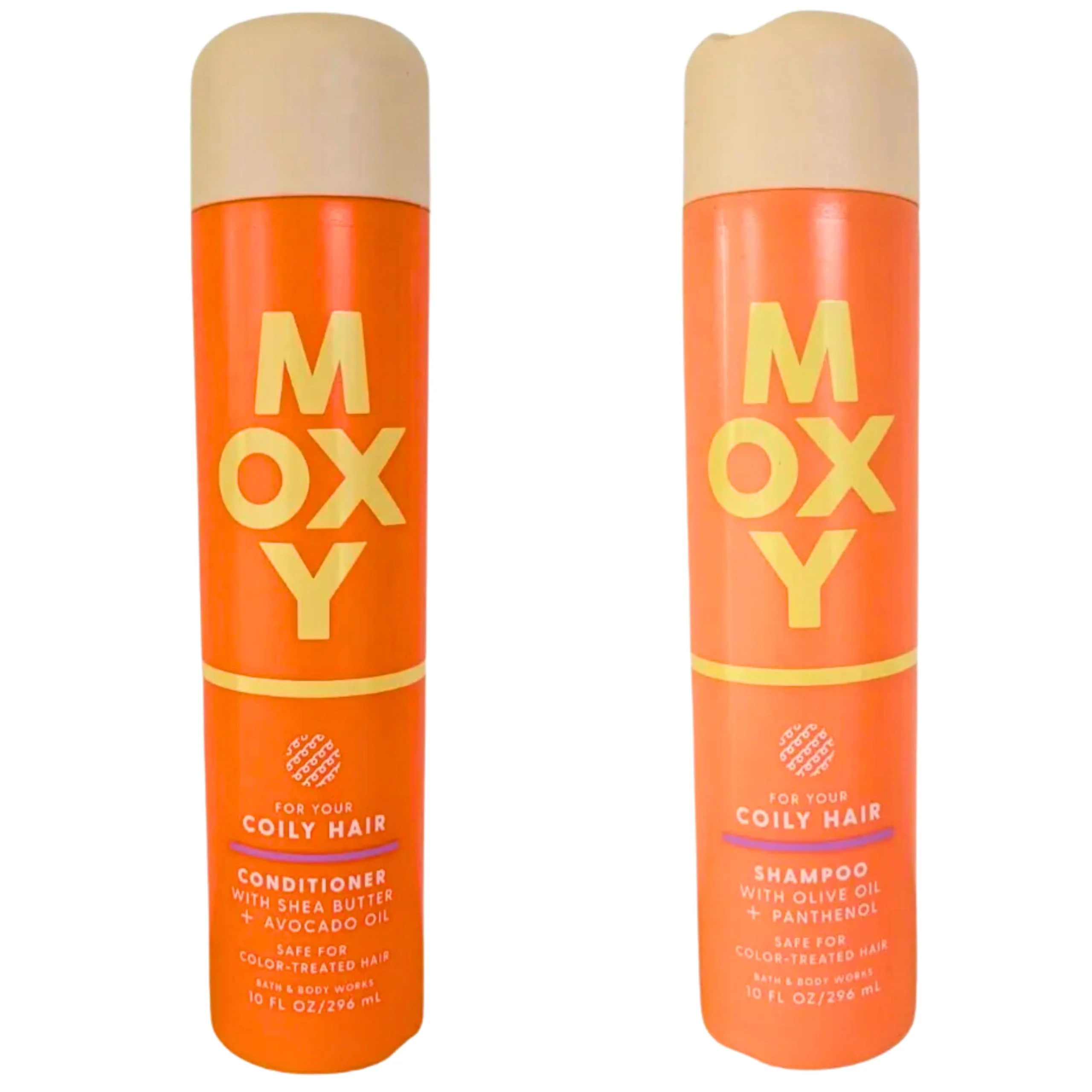 Stylish Bath Body Works Moxy Shampoo Conditioner Set 10oz Each Bottle Coily Hair Off White Superior