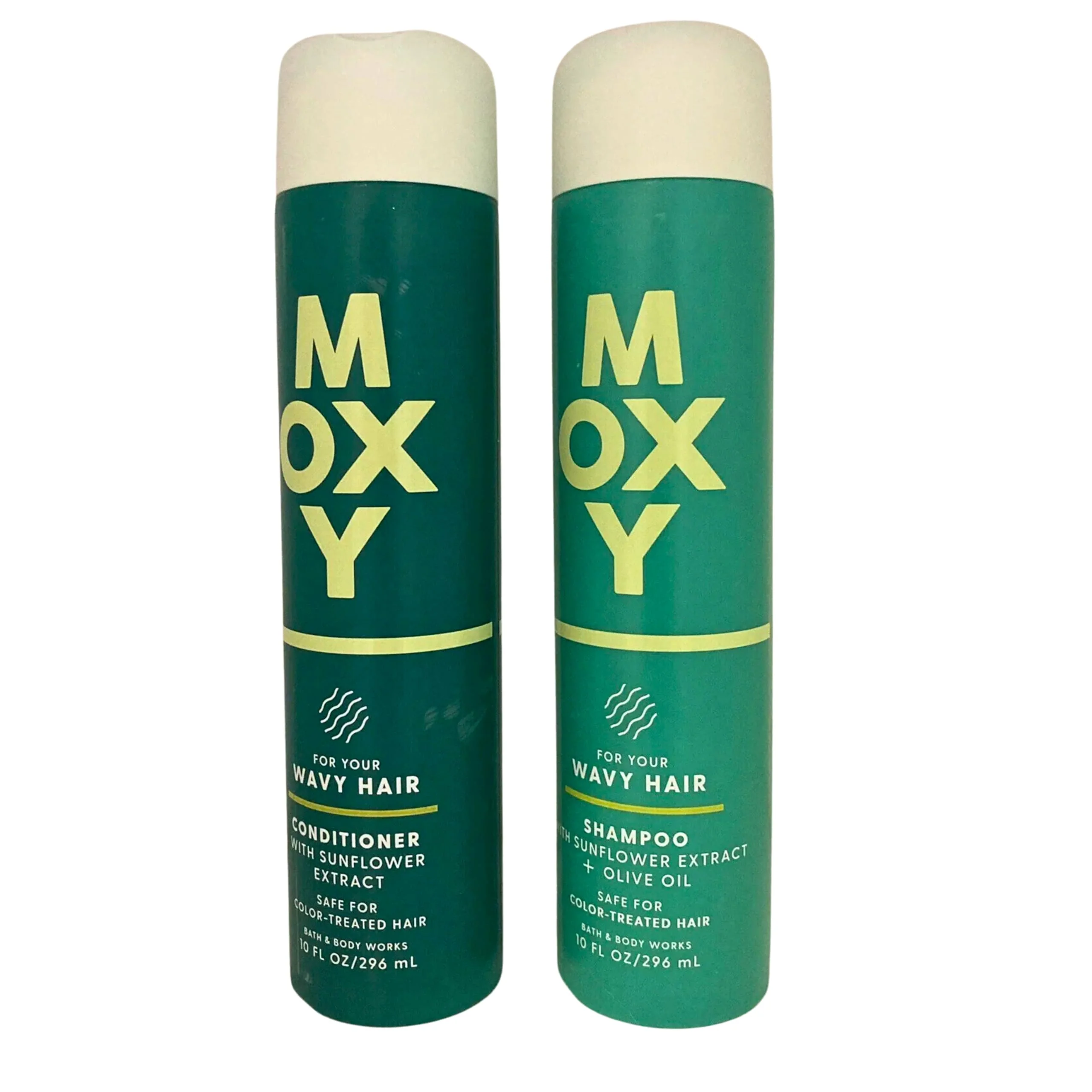 Contemporary Bath Body Works Moxy Shampoo Conditioner Set 10oz Each Bottle Wavy Hair Off White Relaxed