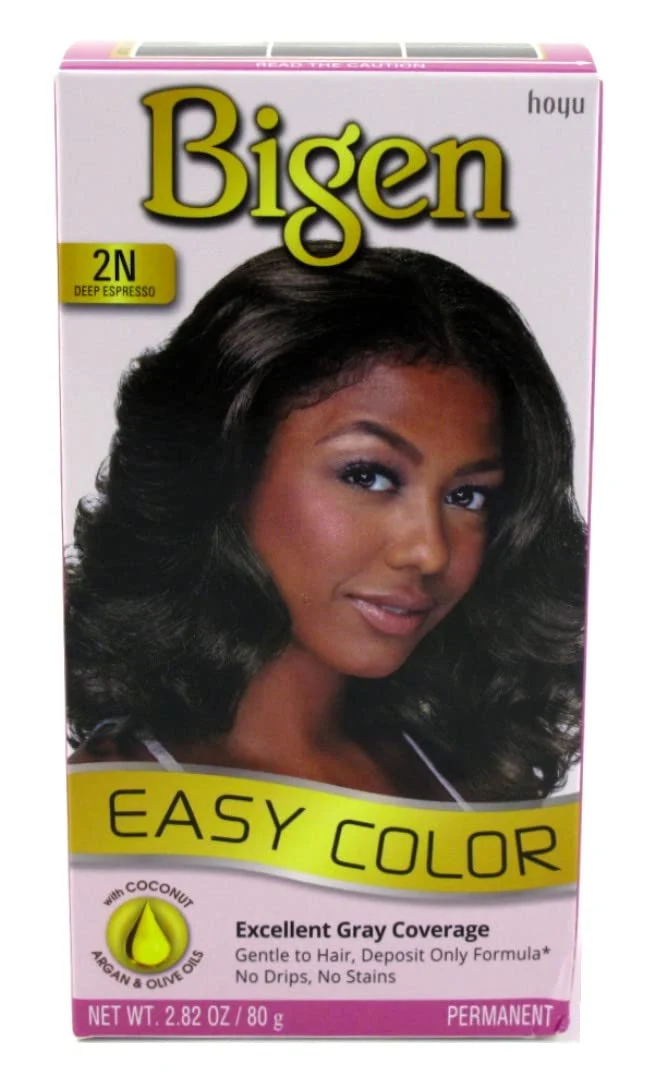 Modern Bigen Easy Color Permanent Hair Dye with Aloe Olive Oil Deep Espresso 2.82 Ounce Model 33859000921 Minimalist
