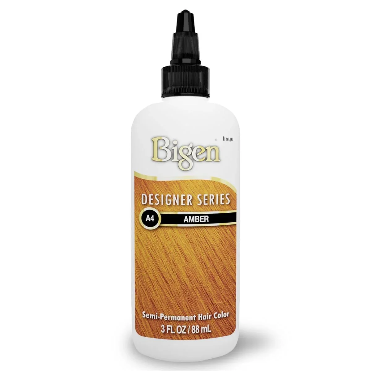 Smooth Bigen Semi Permanent Hair Color A4 Amber 3 oz Excellent