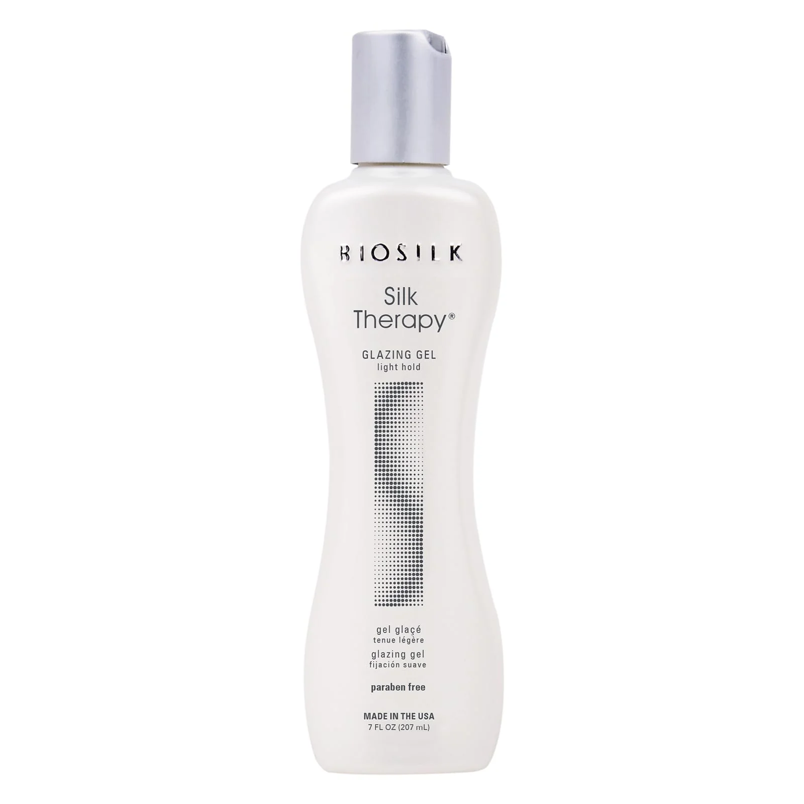 Functional BioSilk Silk Therapy Glazing Gel Light-Hold Styling Gel For Shine Without Stickiness Sulfate Paraben Cruelty- 7 Oz Excellent