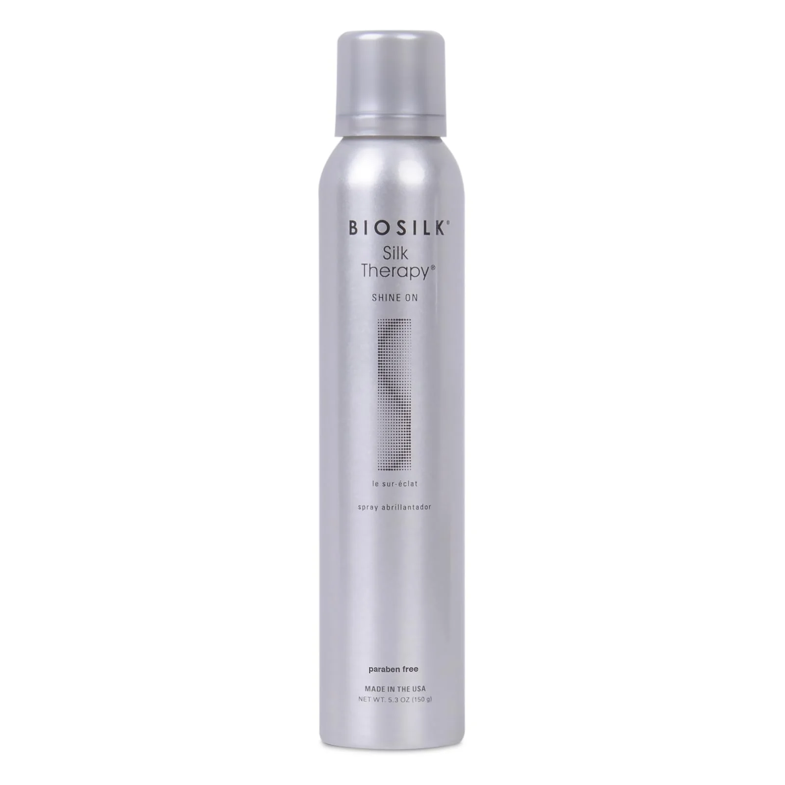 Certified BioSilk Silk Therapy Shine On Hairspray For Controlling Frizz Providing Brilliant Shine Sulfate Paraben Cruelty- 5.3 Oz Smart