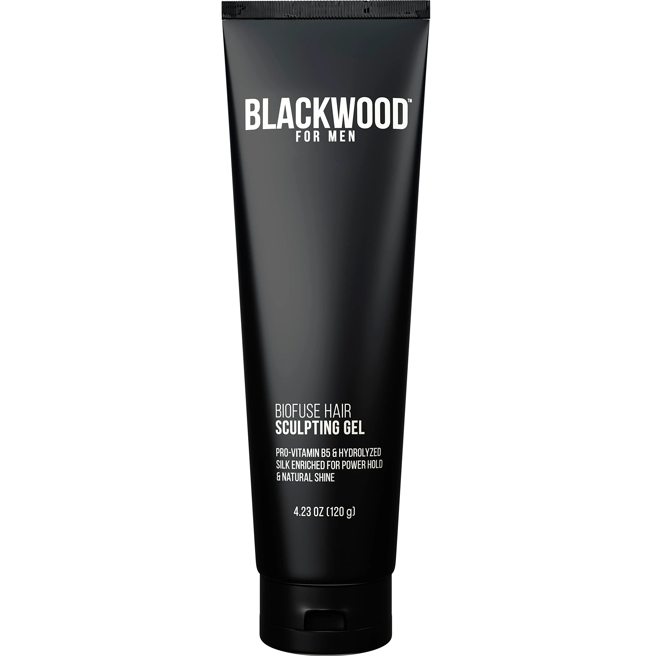 Trendy Blackwood For Men BioFuse Hair Sculpting Gel - Long Lasting Hold - Natural Vegan Formula Hair Styling Product for All Hair Types - Sulfate Selected