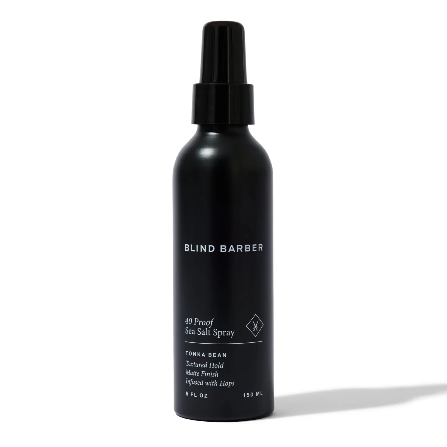 Natural Blind Barber 40 Proof Sea Salt Spray for Men - Salt Water Hair Spray for Volume Texture - Water-Based Matte Finish with Light-Medium Hold - Enhances Comfortable