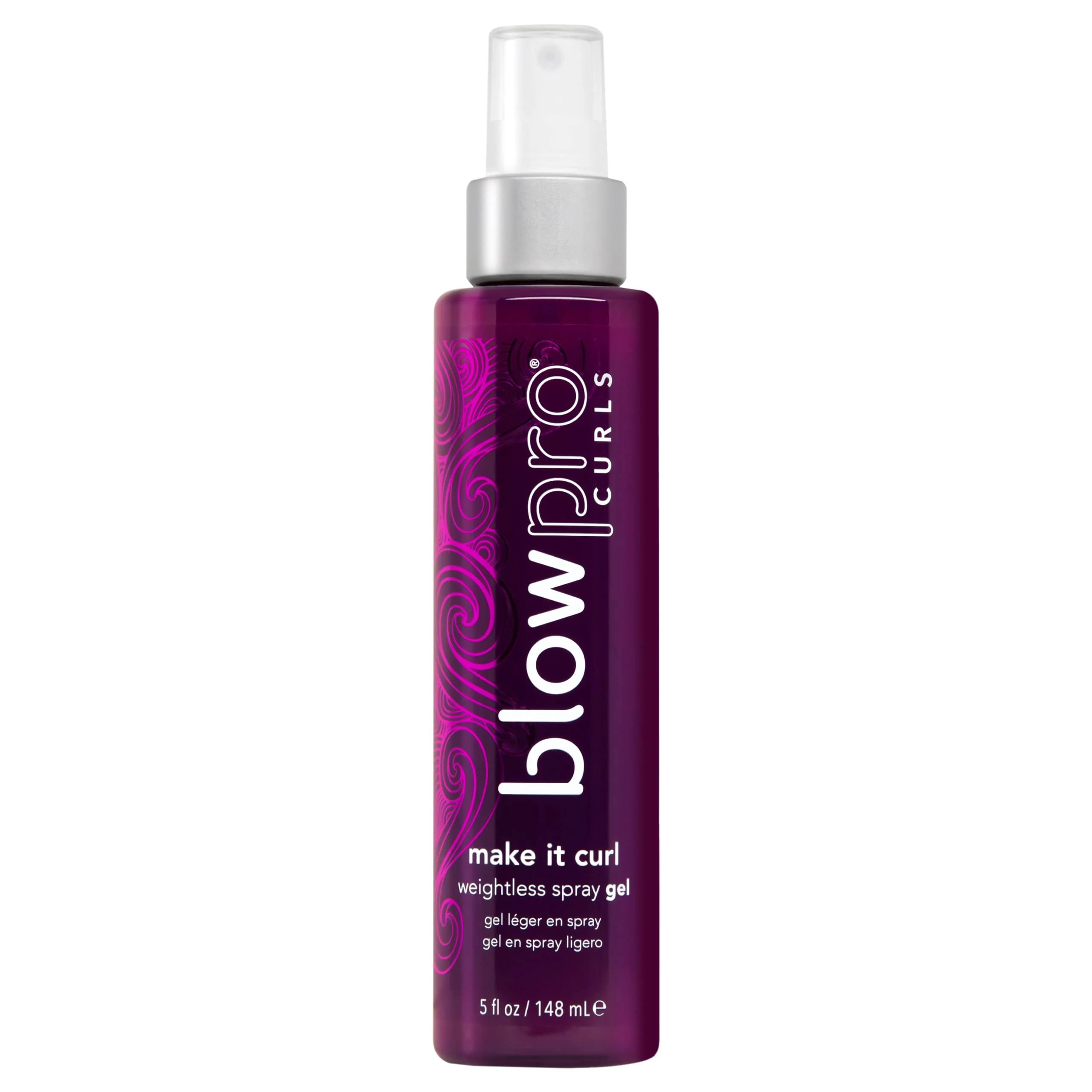 Classic blowpro Make It Curl Weightless Spray Gel 5oz Boost Locks in Curl Definition Flexible Finish All Day Beautiful Hold Travel-Friendly Bottle Can Elegant