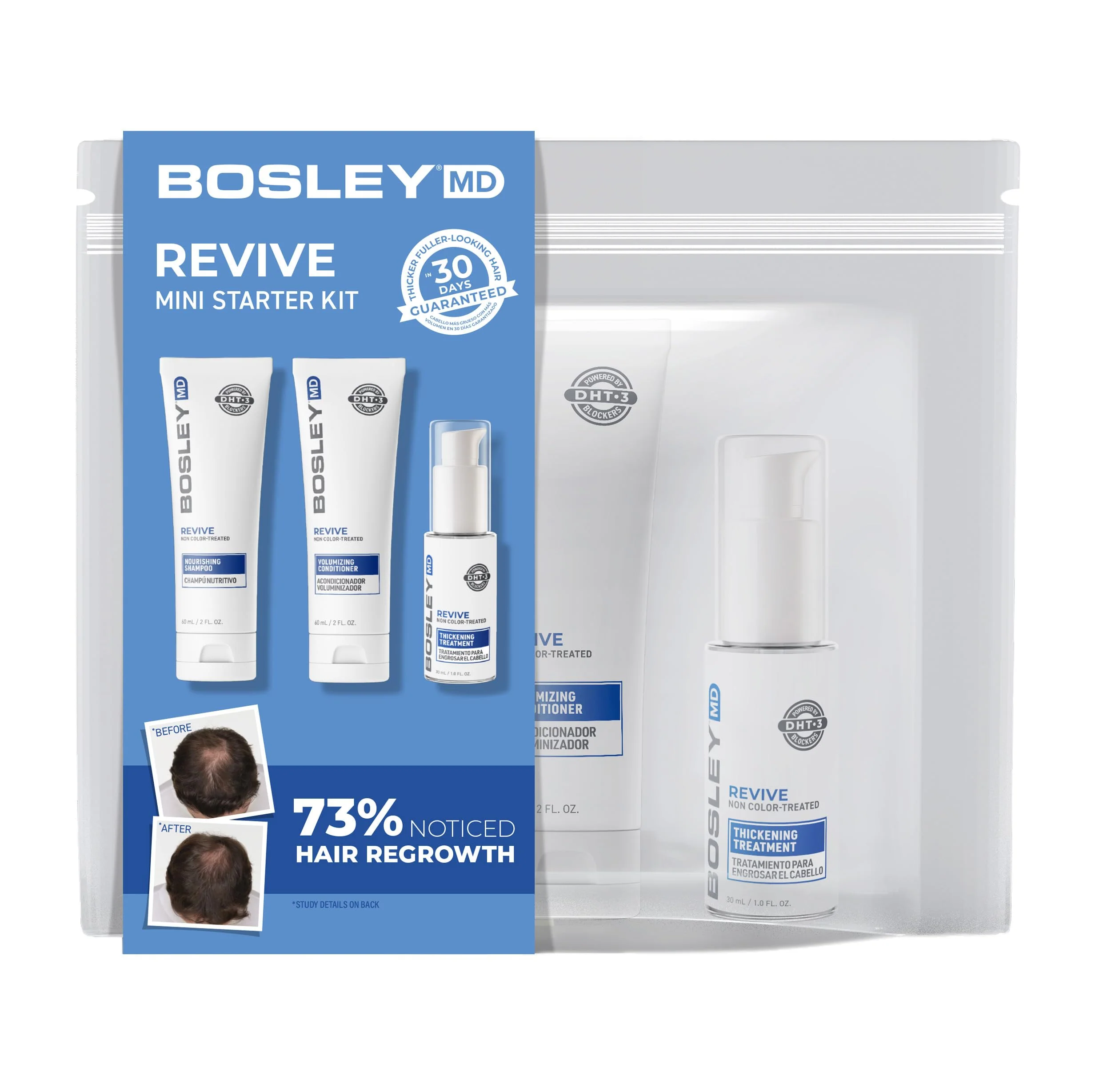 Quality BosleyMD BOSRevive Non Color-Treated Hair Travel Kit Environmentally Friendly