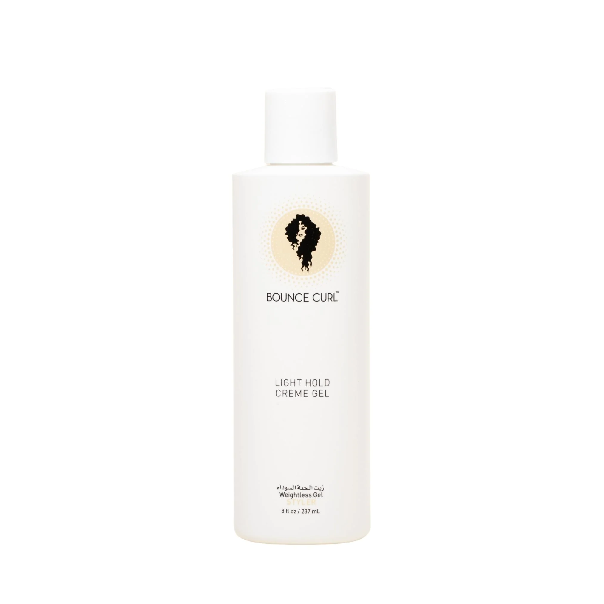 Eco-Friendly Bounce Curl Light Hold Creme Gel for Wavy and Curly Hair Aloe and Jojoba Formula Frizz Control Silicone Sulfate Vegan 8 oz Practical