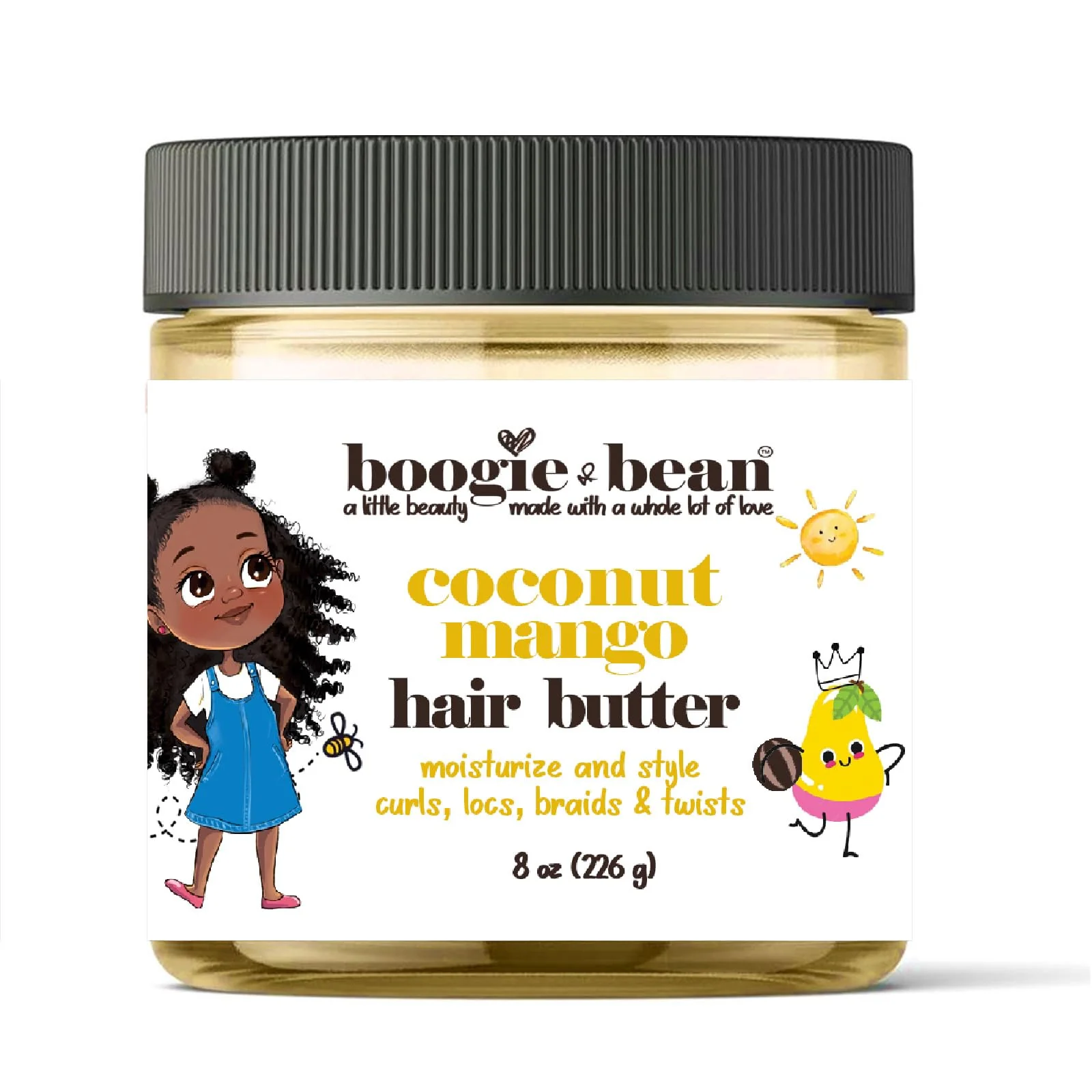 Proven Boogie and Bean Hair Styling Creme or Pomade for Thick and Curly Hair Kids with Locs Curls Twists Braids Made with Natural Oils like Coconut Outstanding