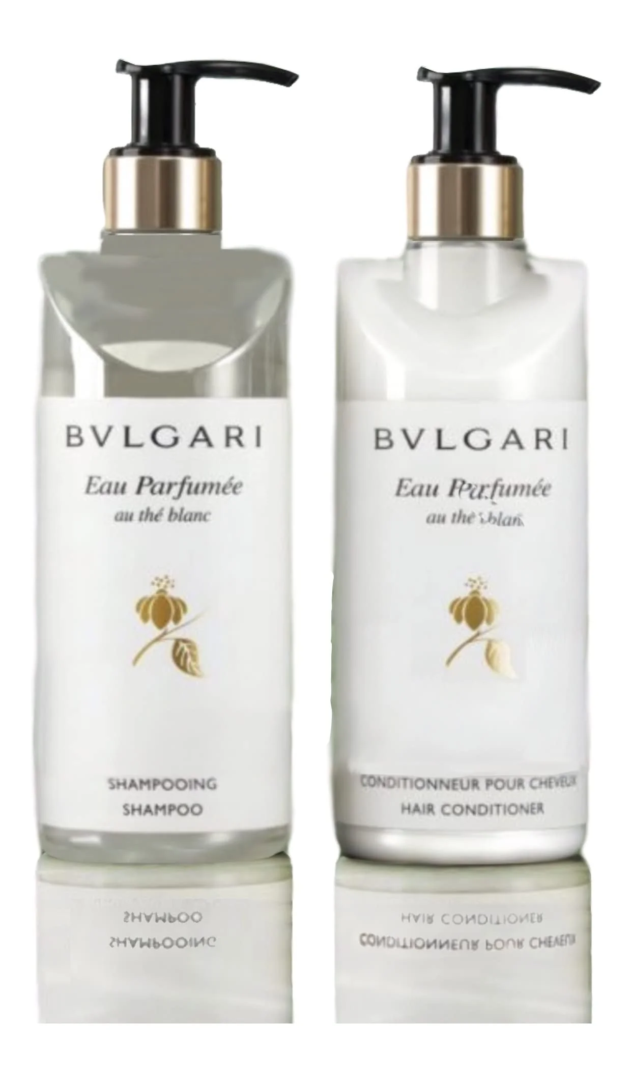 Breathable BVLGARI Eau Parfumee au the blanc White Tea Shampoo and Hair Conditioner Set of 2-10.1 Fluid Ounces 300 mL Each Dependable