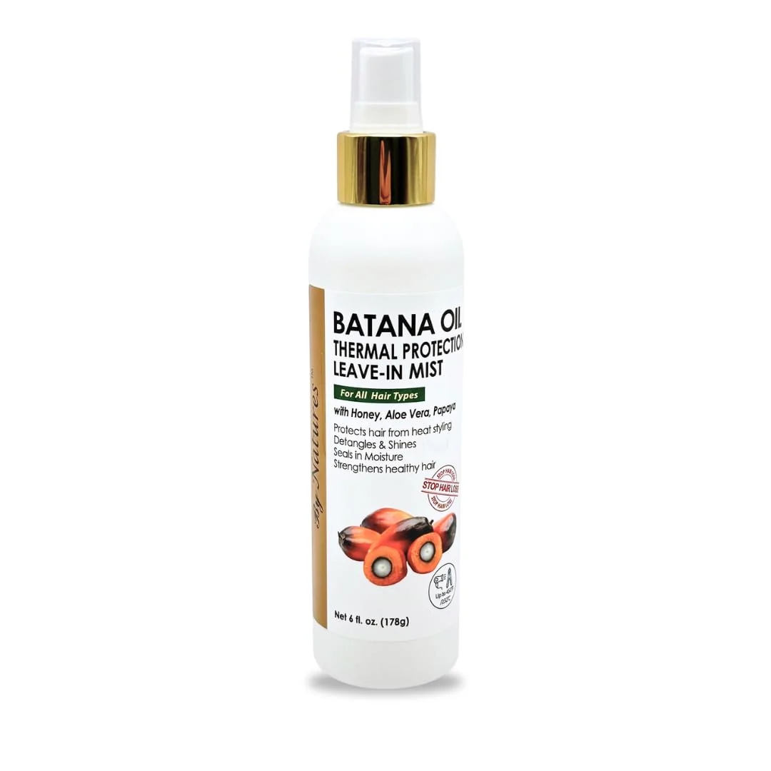 Classic By Natures Batana Oil Thermal Protection Leave In Mist 6 fl.oz with Honey Aloe Vera Papaya Recyclable
