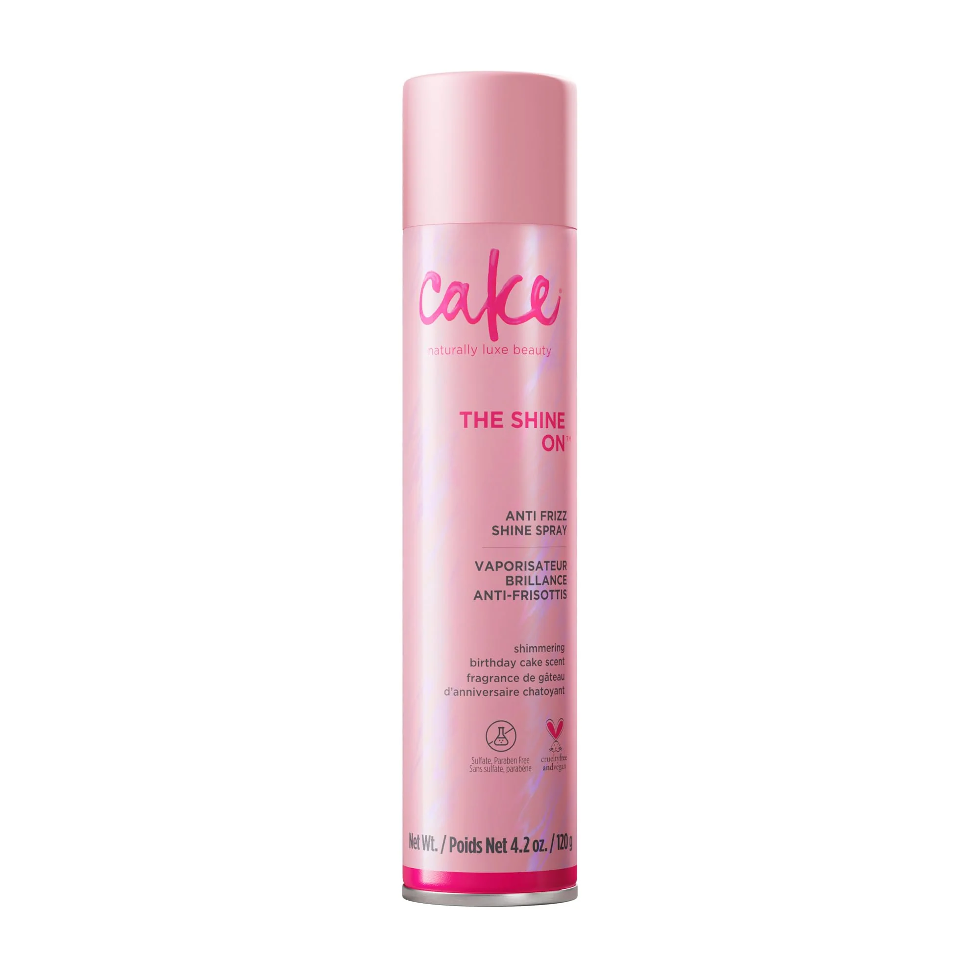 Reliable Cake Beauty Anti Frizz Shine Spray The Shine On - Blocks Humidity for Smooth Frizz Shiny Hair - Safflower Sweet Almond Moringa Argan Oil Practical