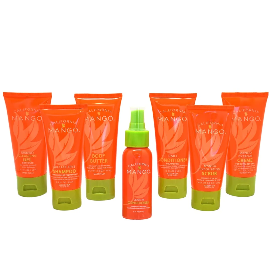 User-Friendly California Mango Send Me Some Sunshine 7-Piece Kit Selected