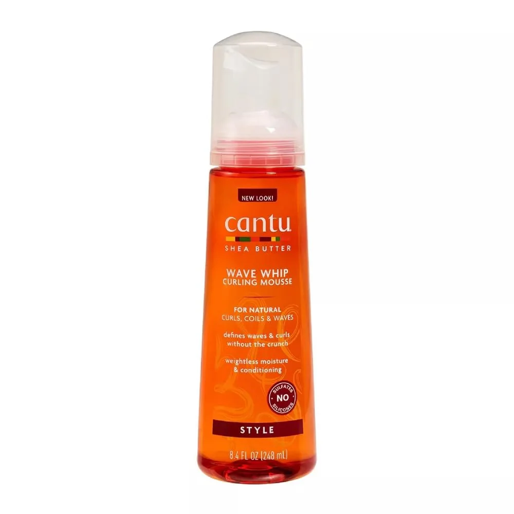 Premium Cantu Natural Hair Wave Whip Curling Mousse 8.4 oz Advanced
