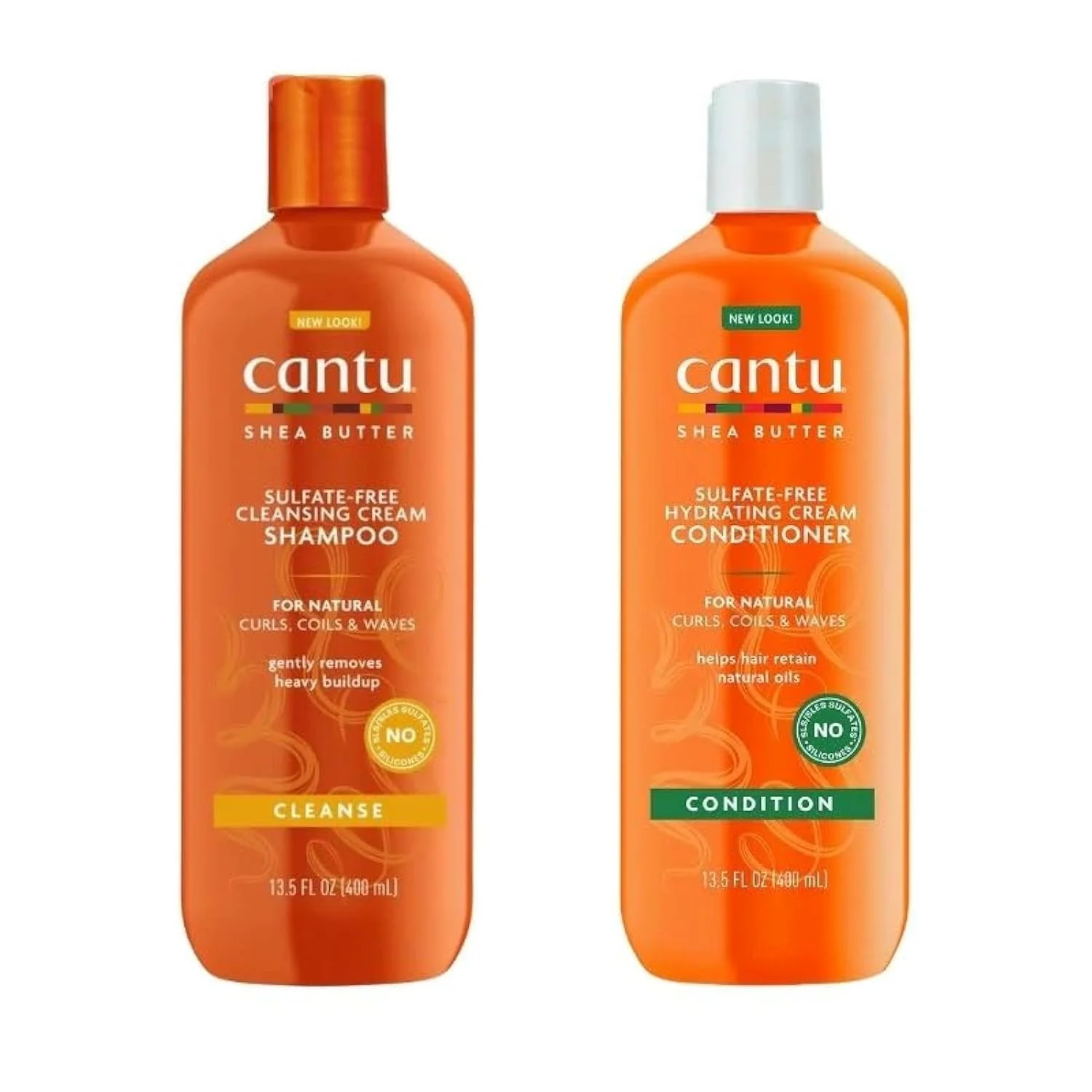 Traditional Cantu Shea Butter for Natural Hair Shampoo and Conditioner SULFATE by Cantu Contemporary
