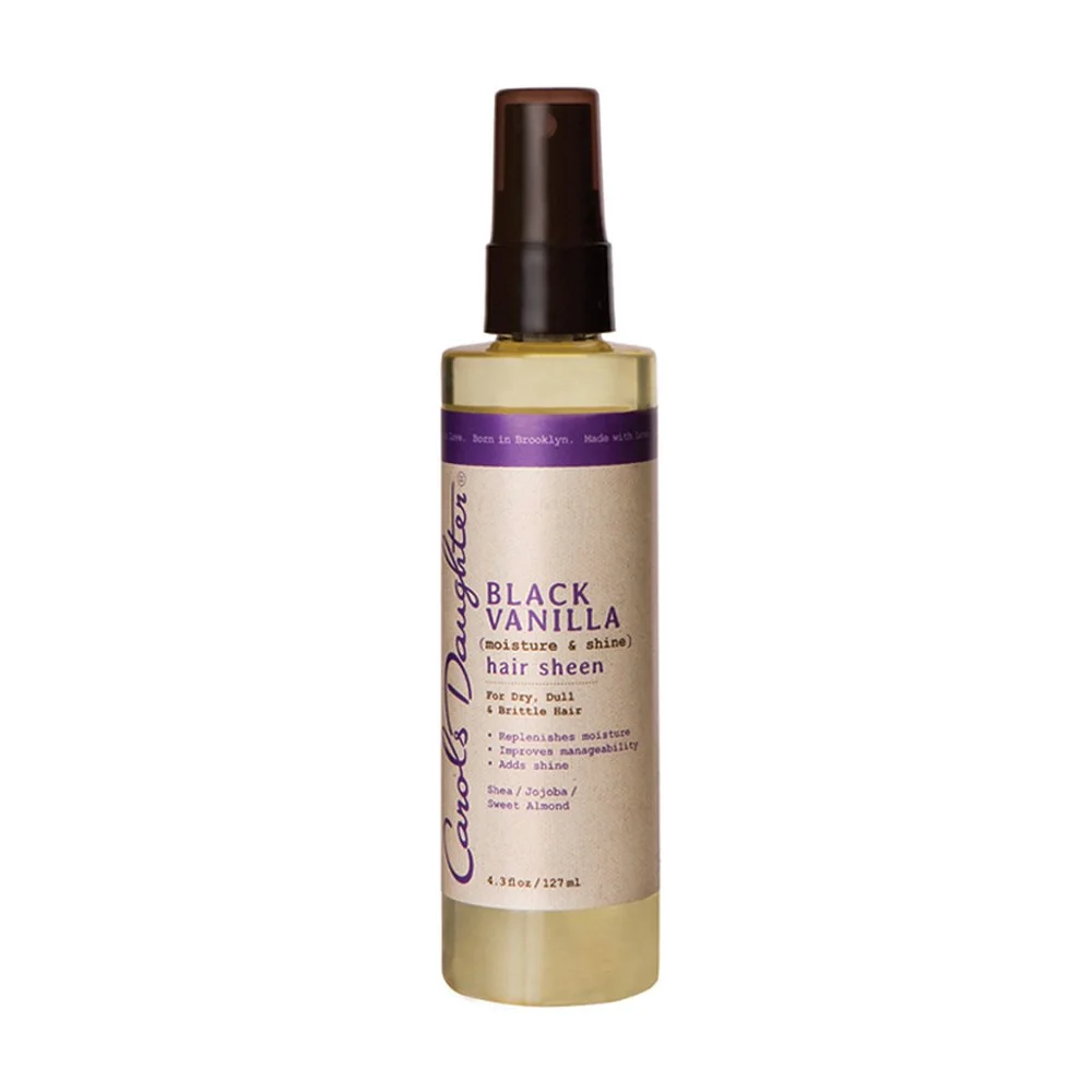Lightweight Carol's Daughter Black Vanilla Moisture Shine Hair Sheen 4.3 Ounce Crafted