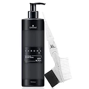 Comfortable Chroma ID Bonding Color Mask Off Black 16.9oz and M Hair Designs Tint Brush Comb Bundle 2 items Smooth