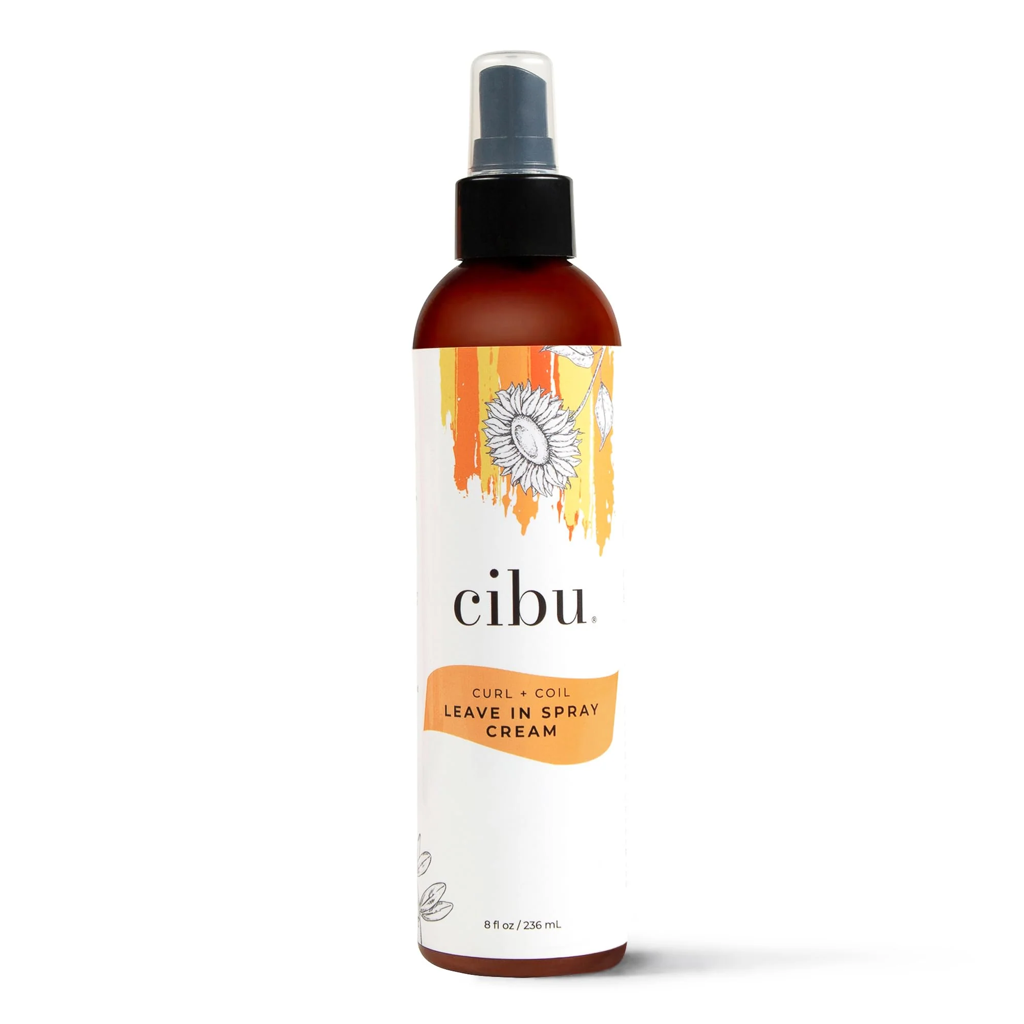 Contemporary CIBU Curl Coil Leave In Spray Cream 8oz - Hair Detangler Spray for Women to Revitalize Activate Curls and Coils - with Aloe to Replenish Traditional
