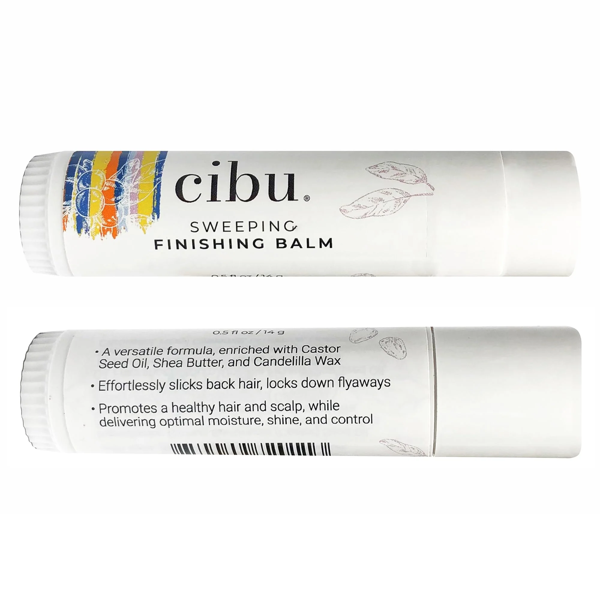 Original Design CIBU Sweeping Finishing Balm - Hair Wax Stick for Hydration and Frizz Control - Wax Stick for Hair for a Smooth Shiny Look - 0.5oz Prestigious